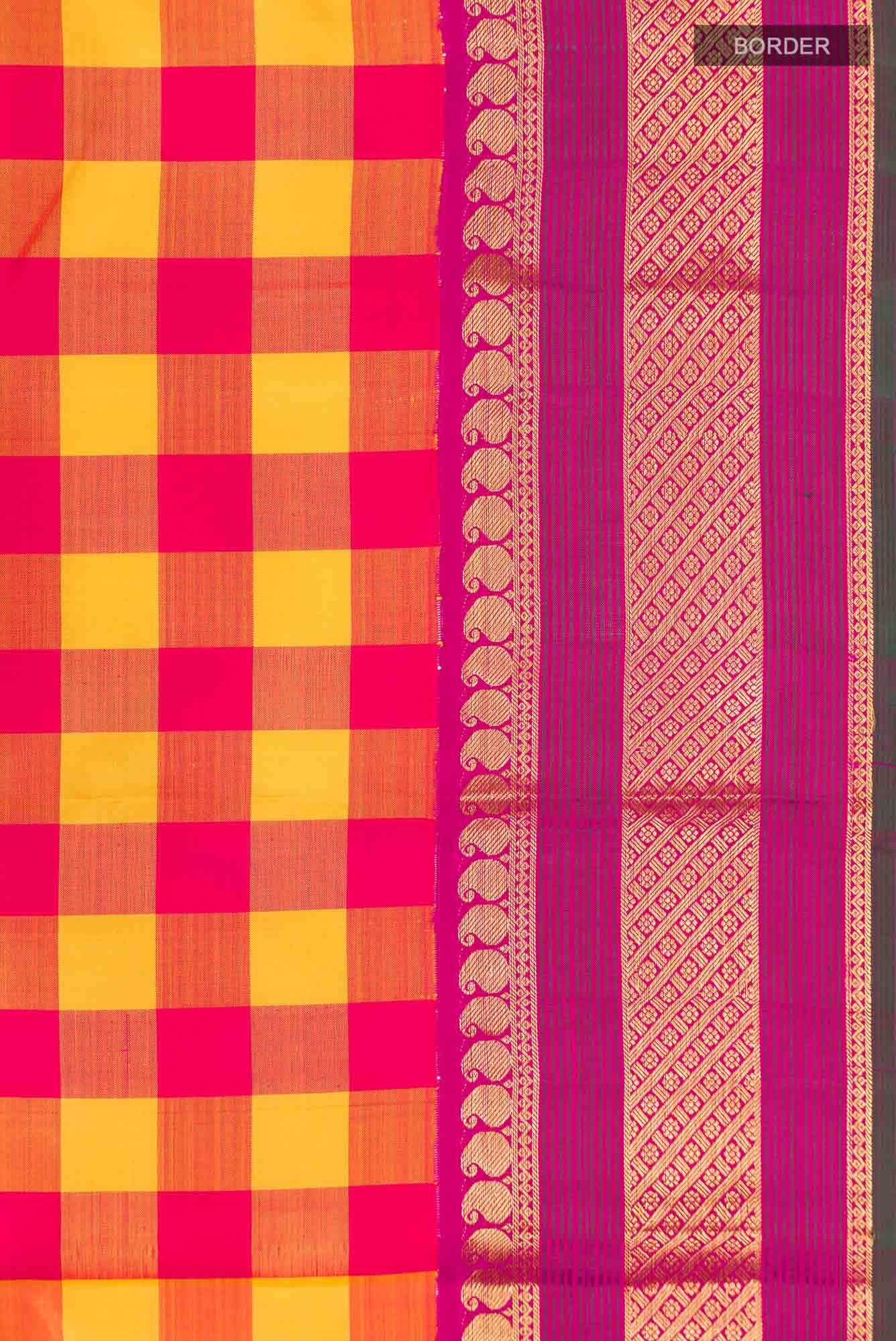 Multi Kanchipuram Silk Saree