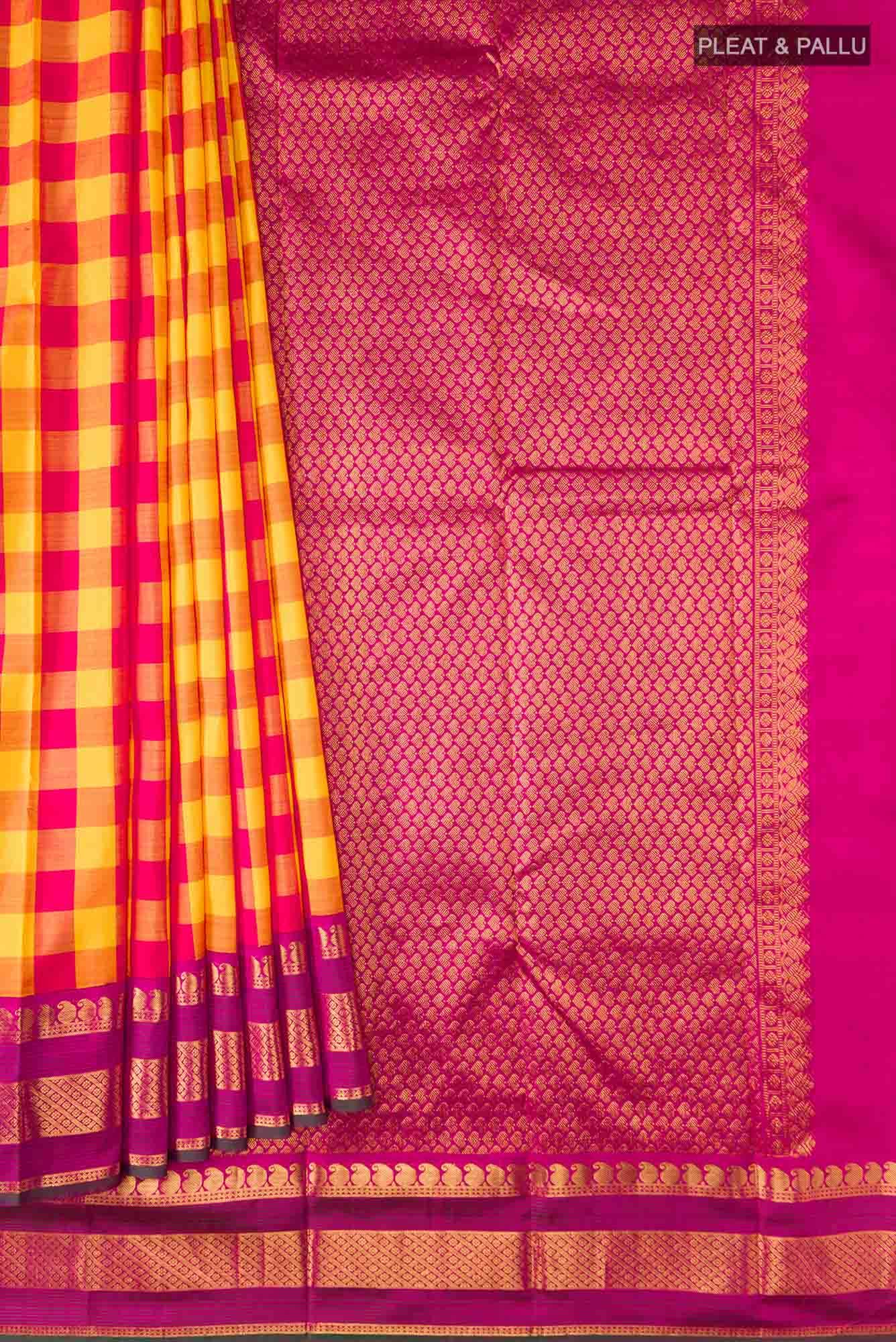Multi Kanchipuram Silk Saree