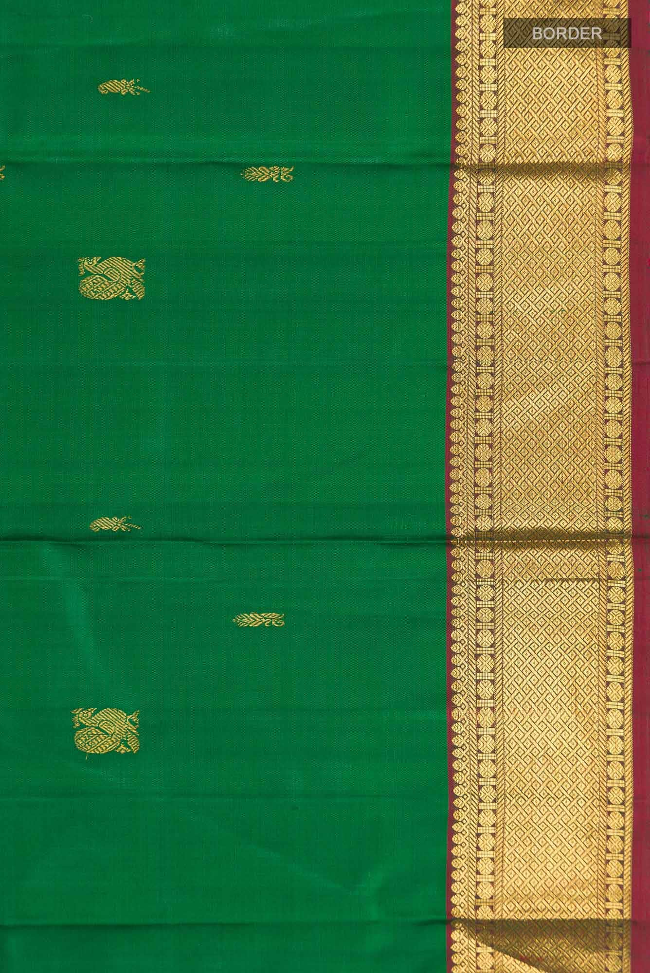 Green Kanchipuram Silk Saree