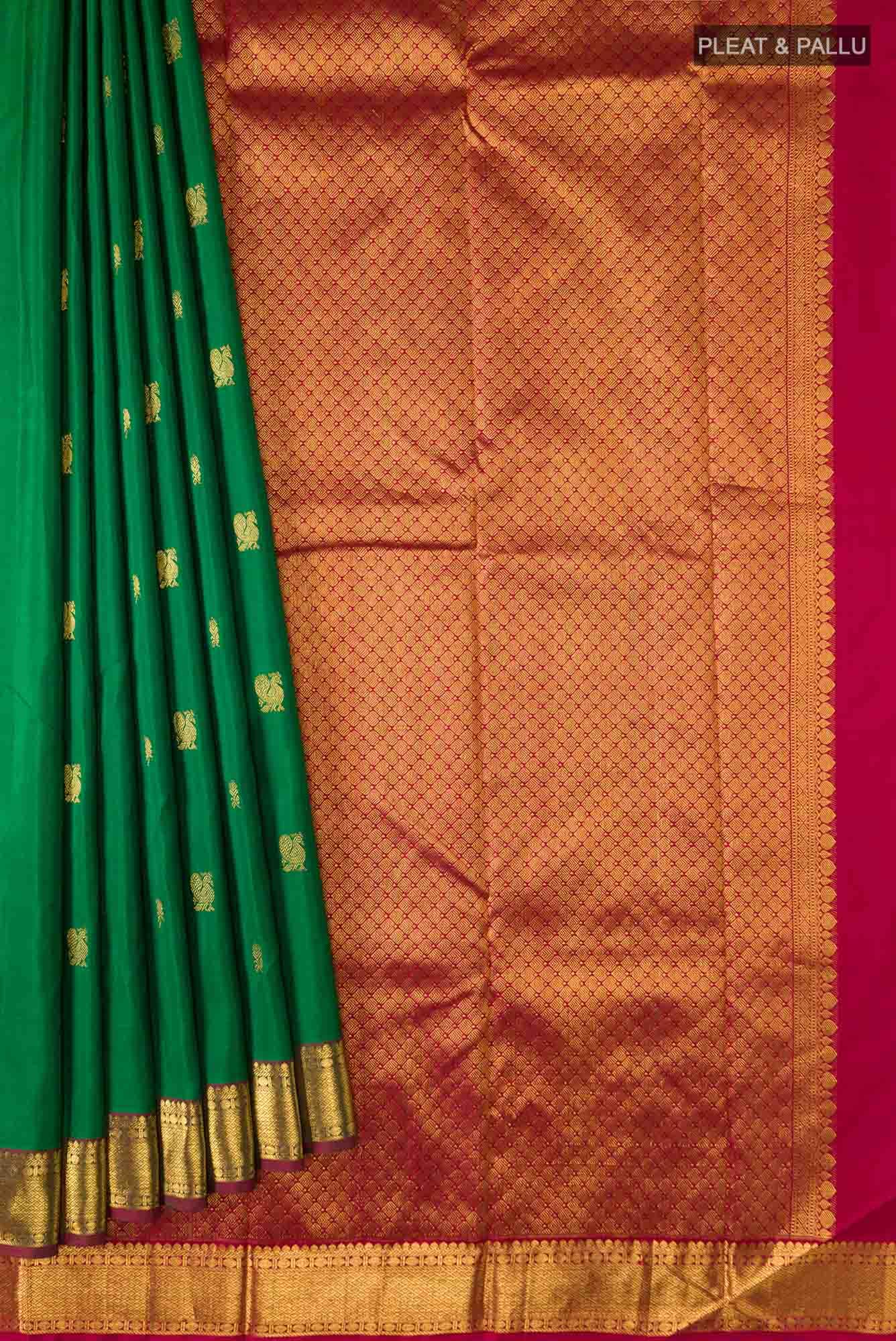 Green Kanchipuram Silk Saree