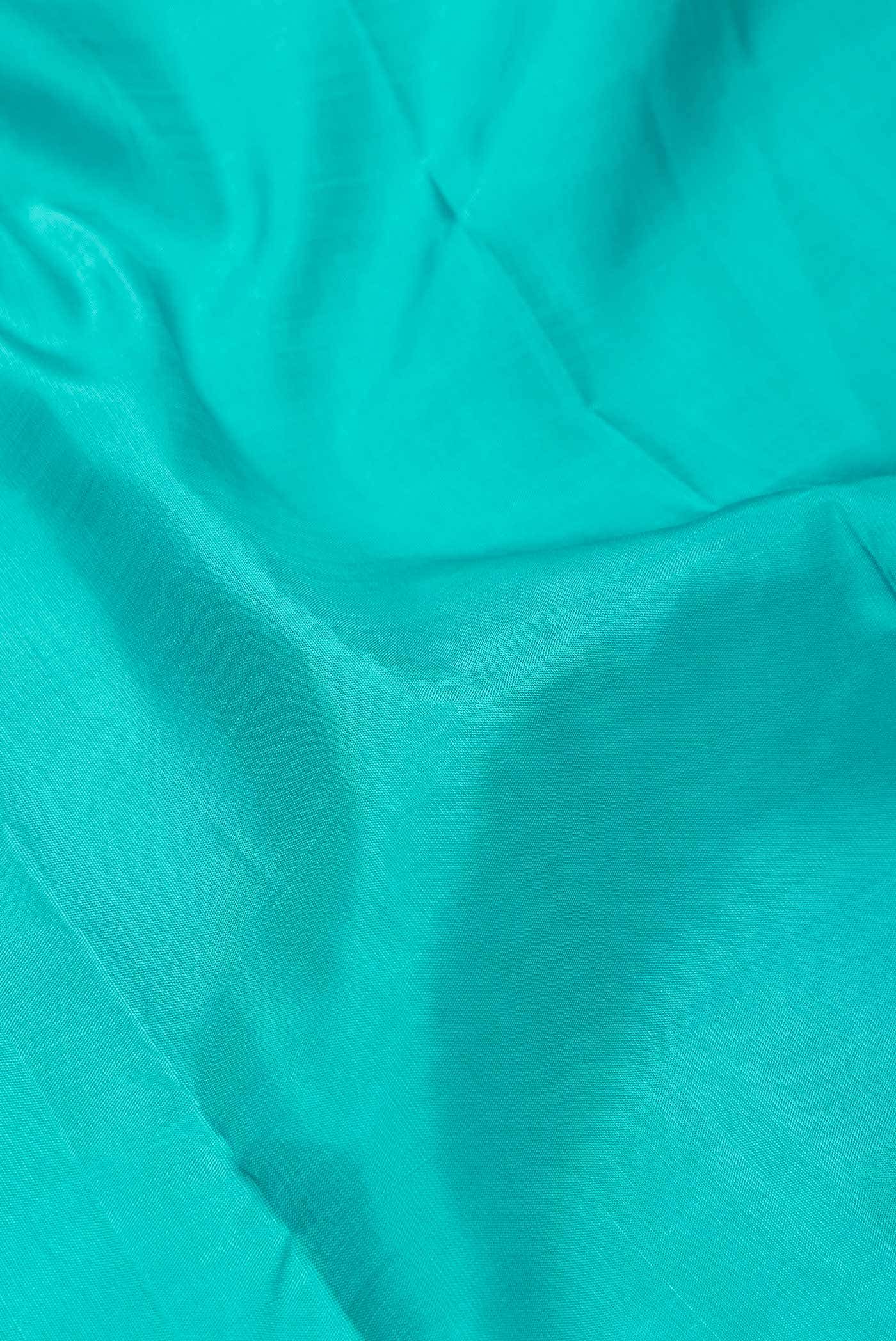Pure Silk Pure Zari Sky Blue Dual Tone Kanchipuram Saree