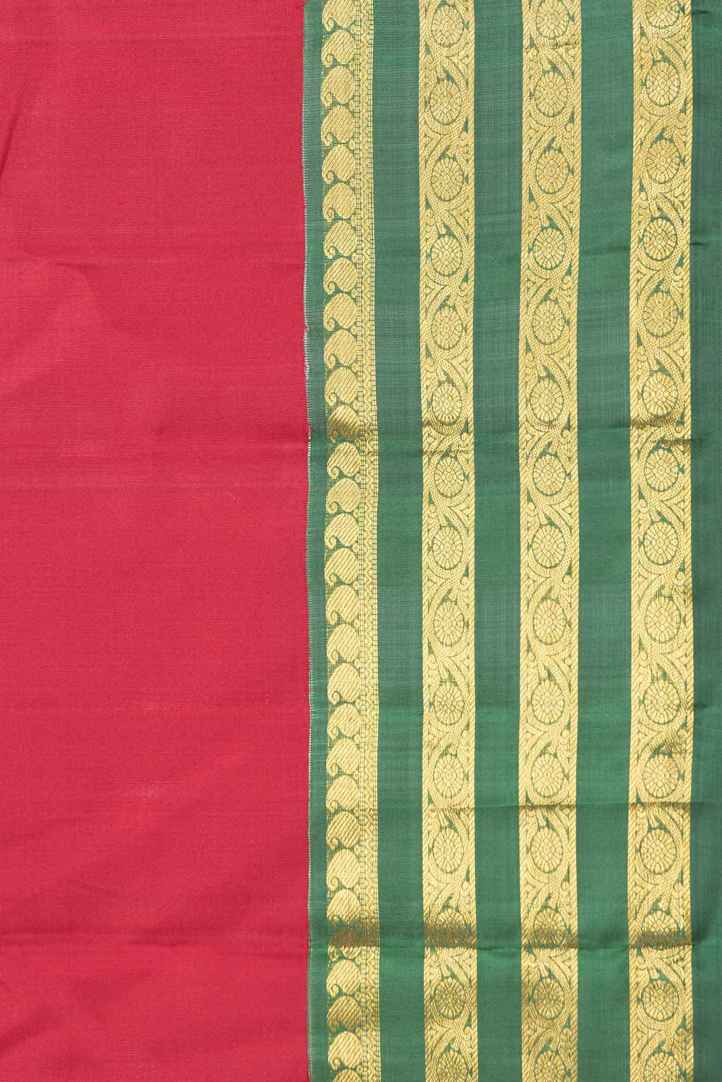 Pure Silk Pure Zari Maroon Dual Tone Kanchipuram Saree