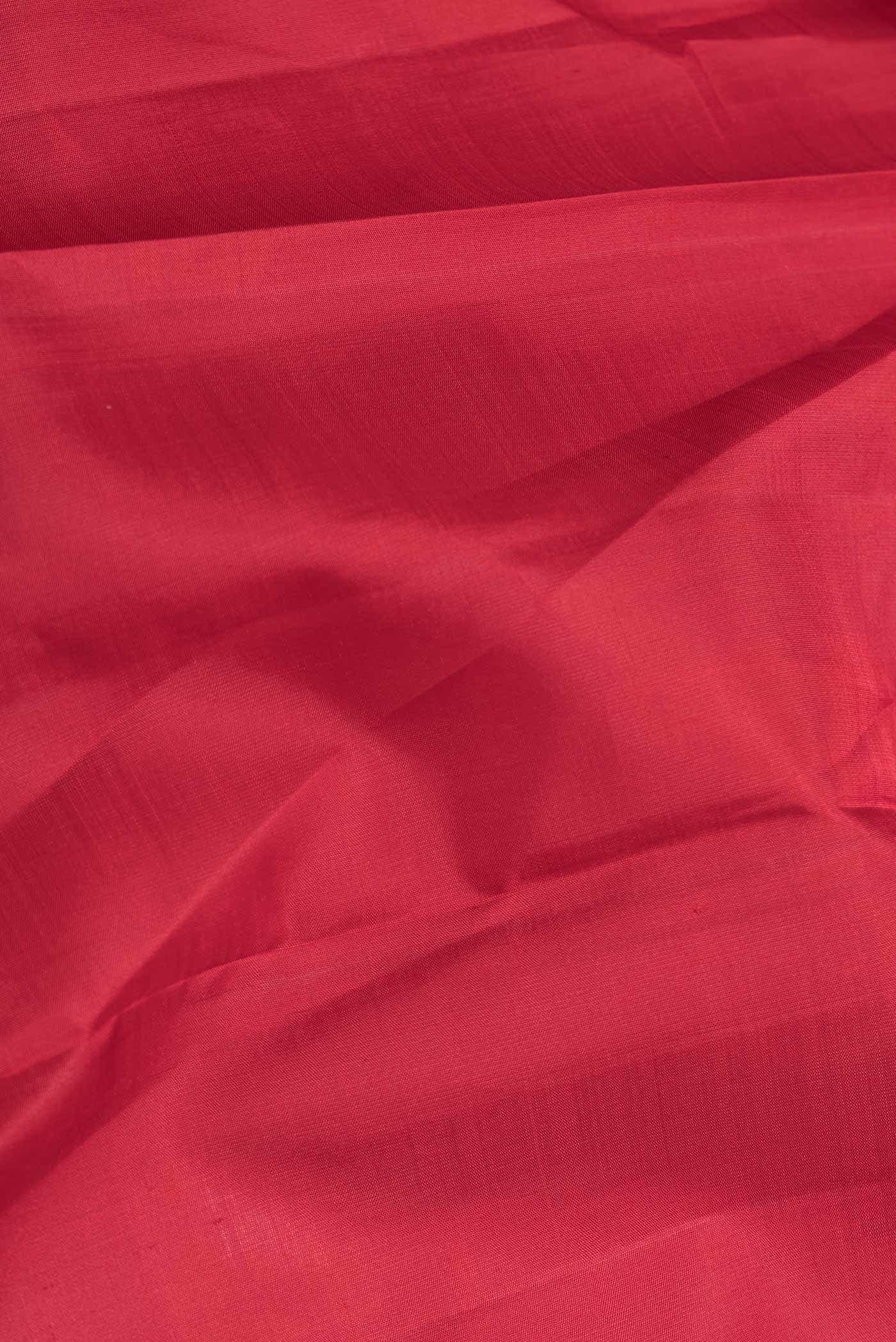 Pure Silk Pure Zari Maroon Dual Tone Kanchipuram Saree
