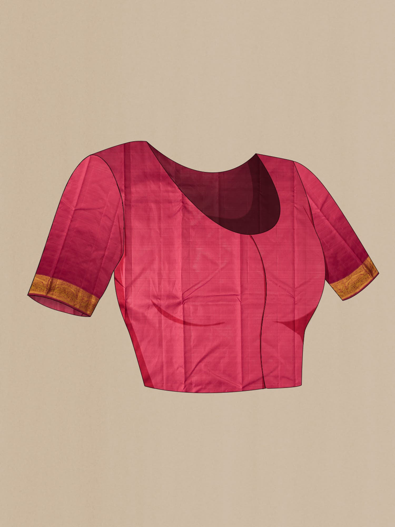 Red Kanchipuram Silk Saree