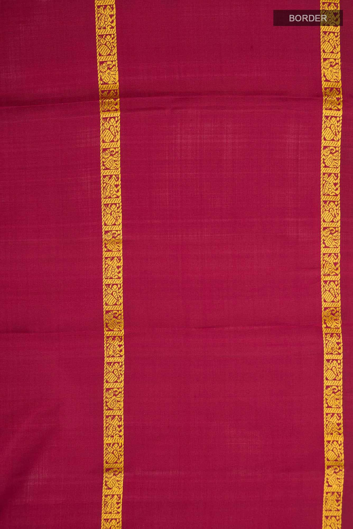 Maroon Kanchipuram Silk Saree