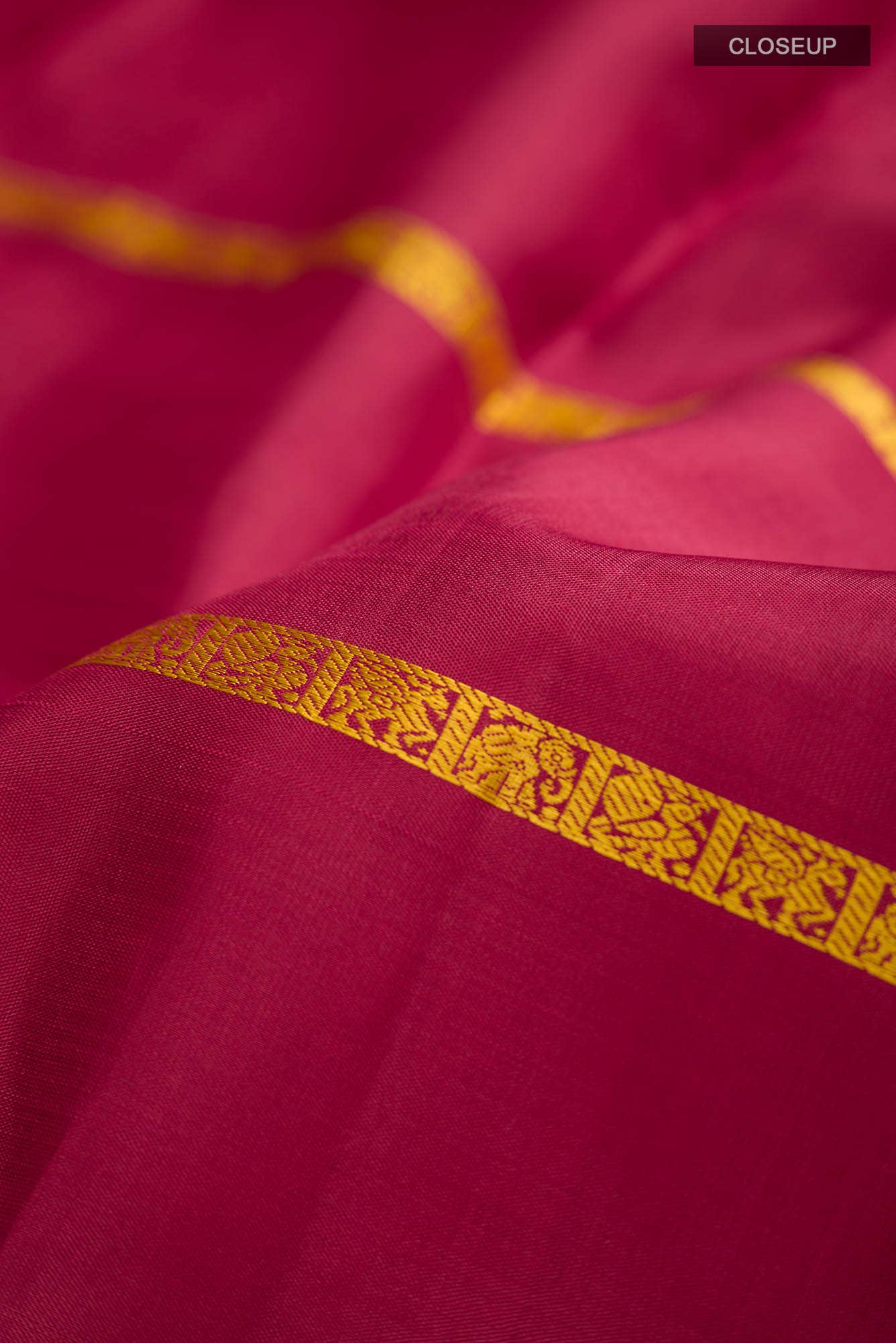 Maroon Kanchipuram Silk Saree
