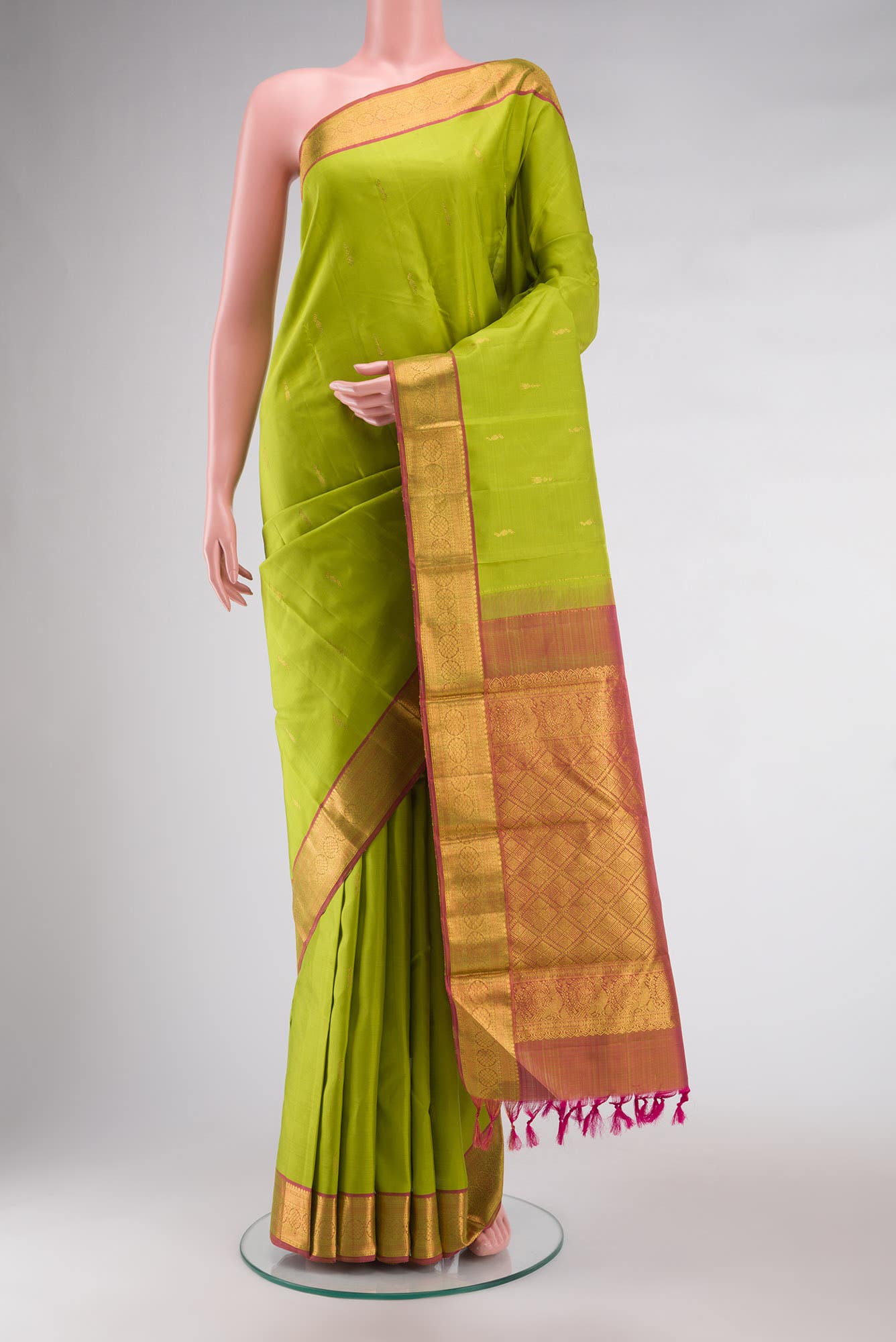 Green Kanchipuram Silk Saree