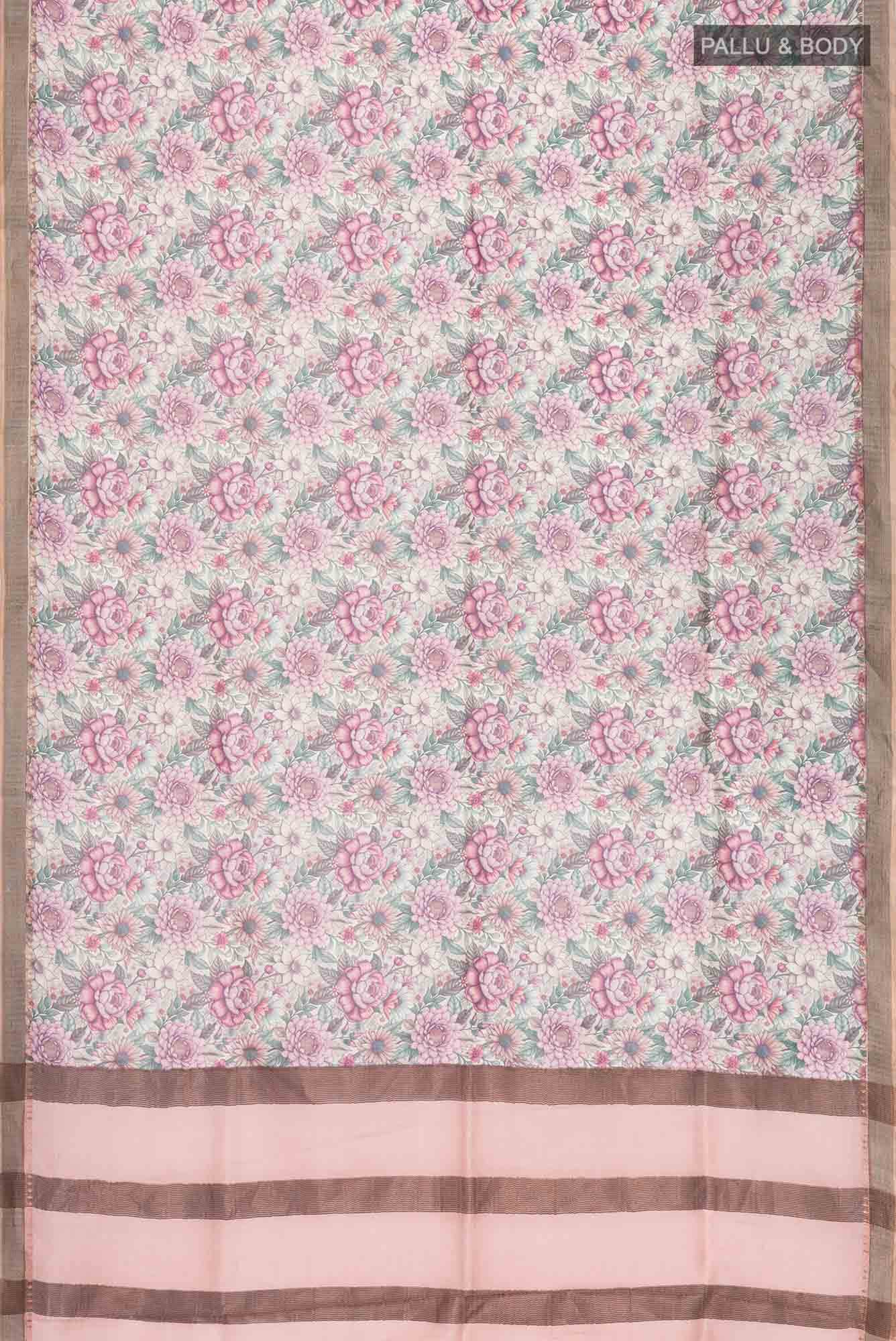 Green Bhagalpuri Tussar Silk Saree