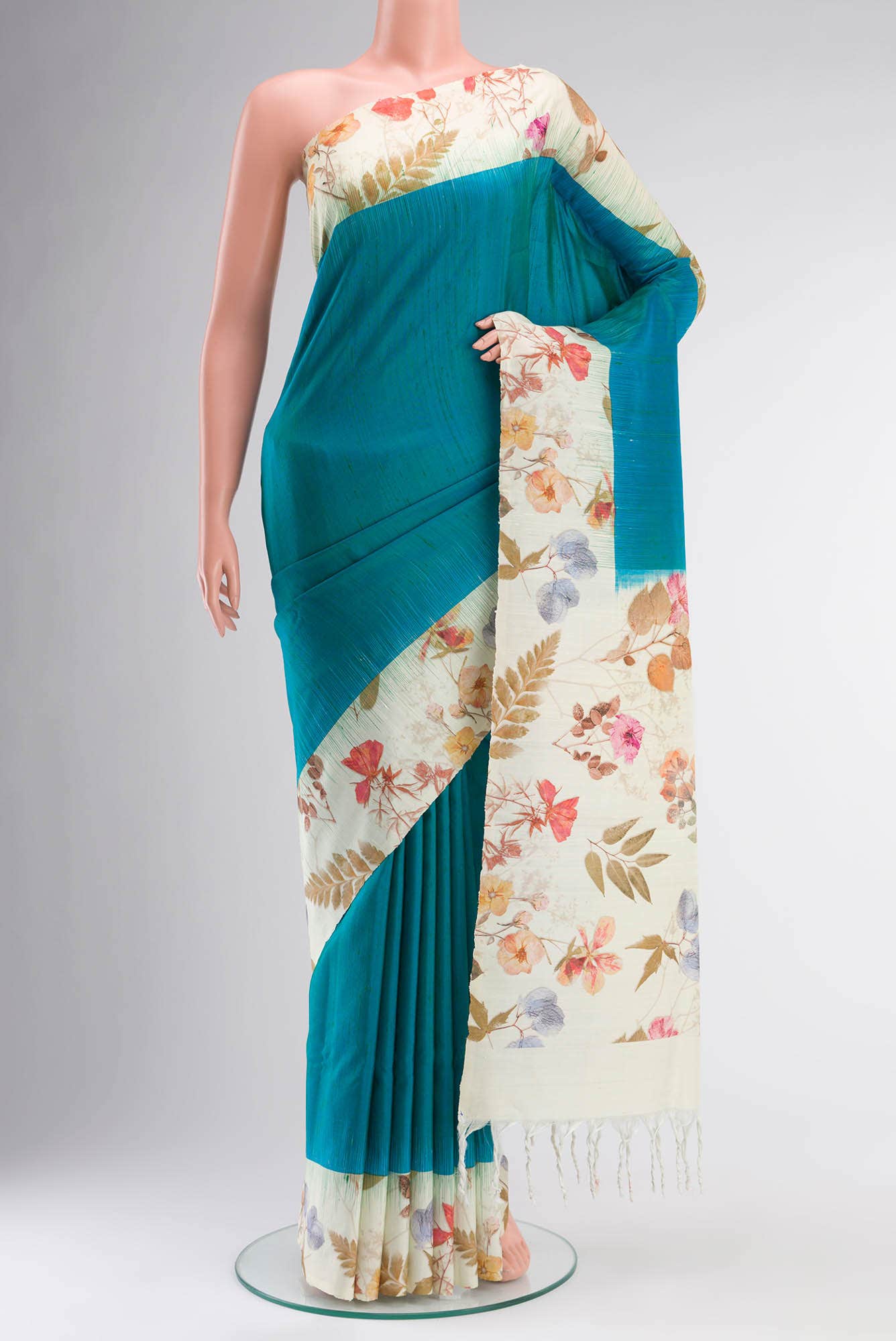Blue Soft Silk Saree