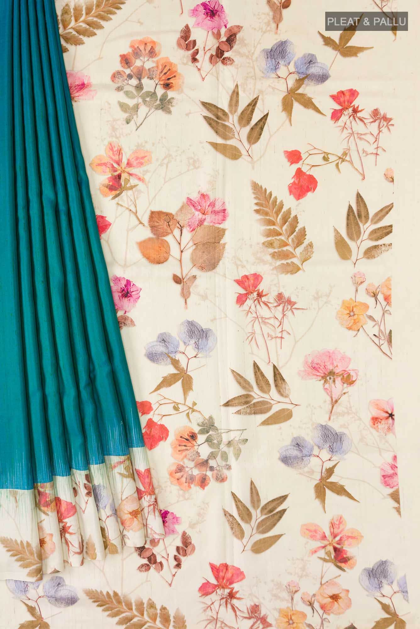 Blue Soft Silk Saree