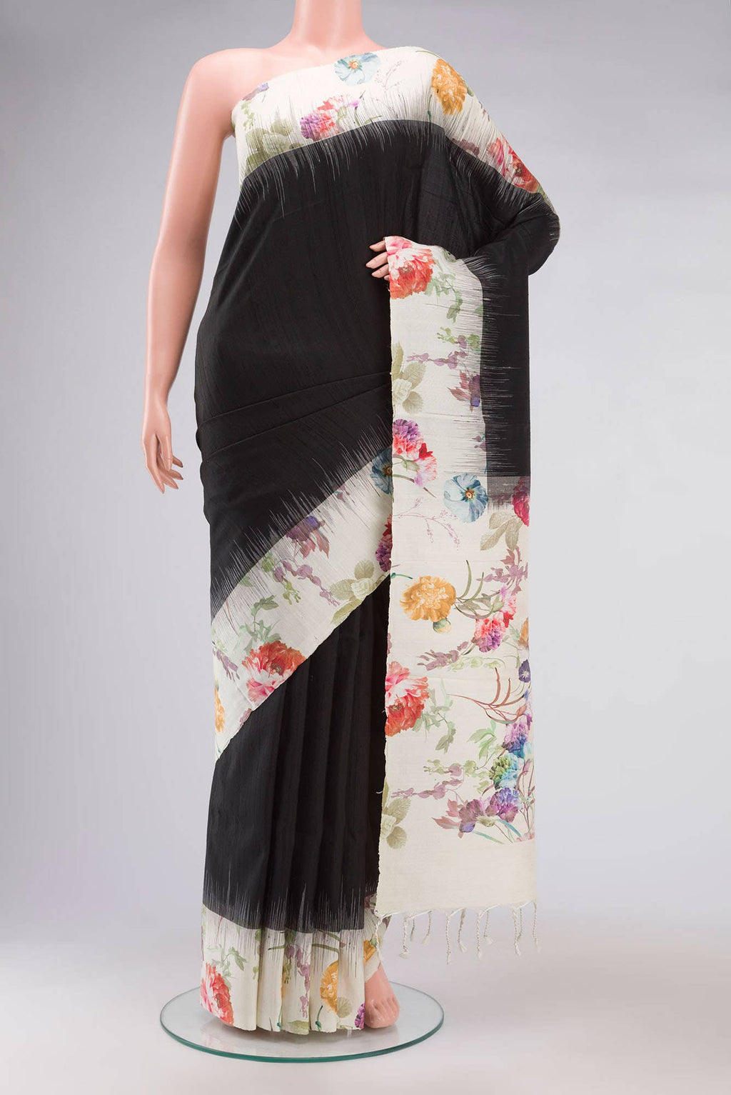 Black Soft Silk Saree