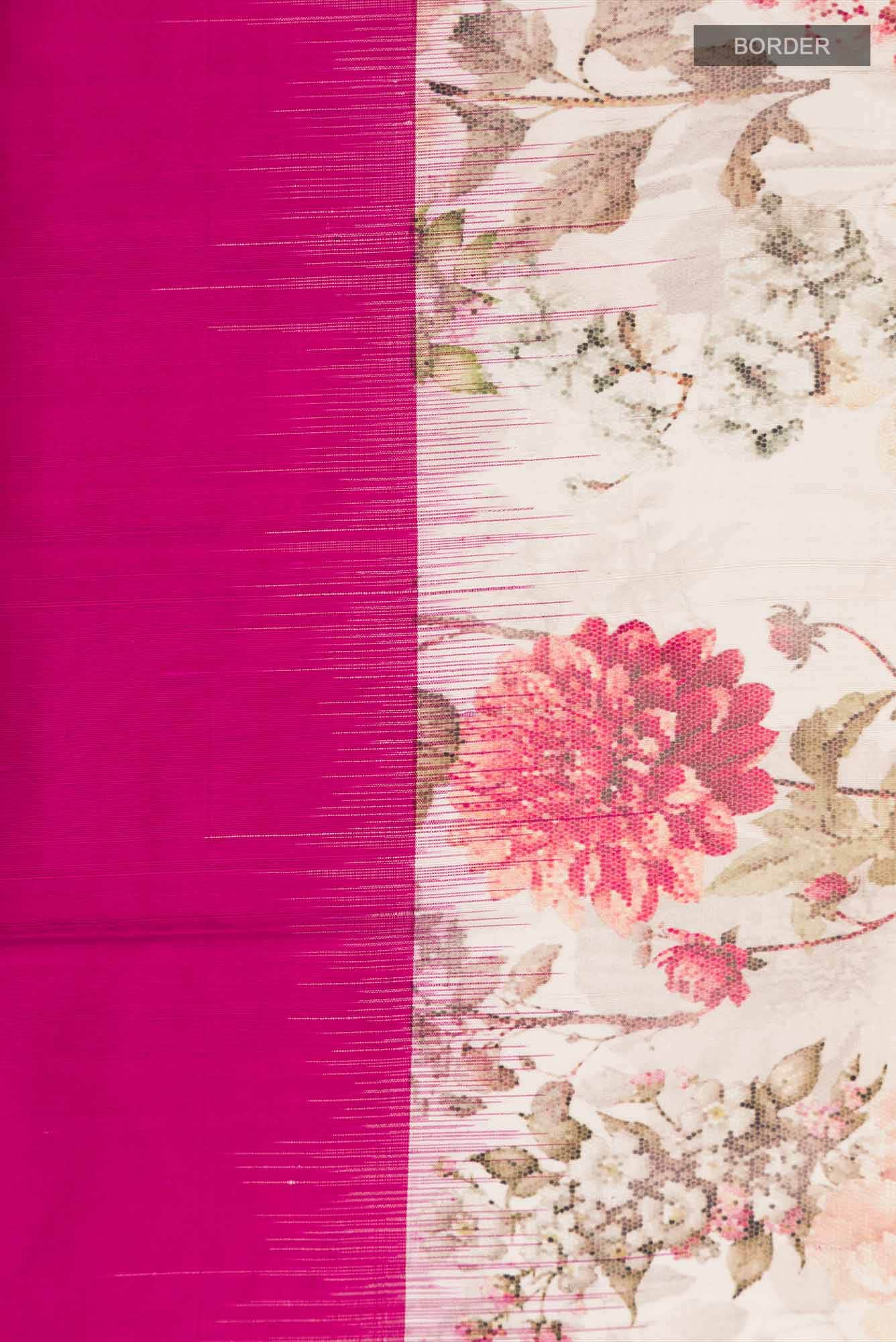 Pink Soft Silk Saree