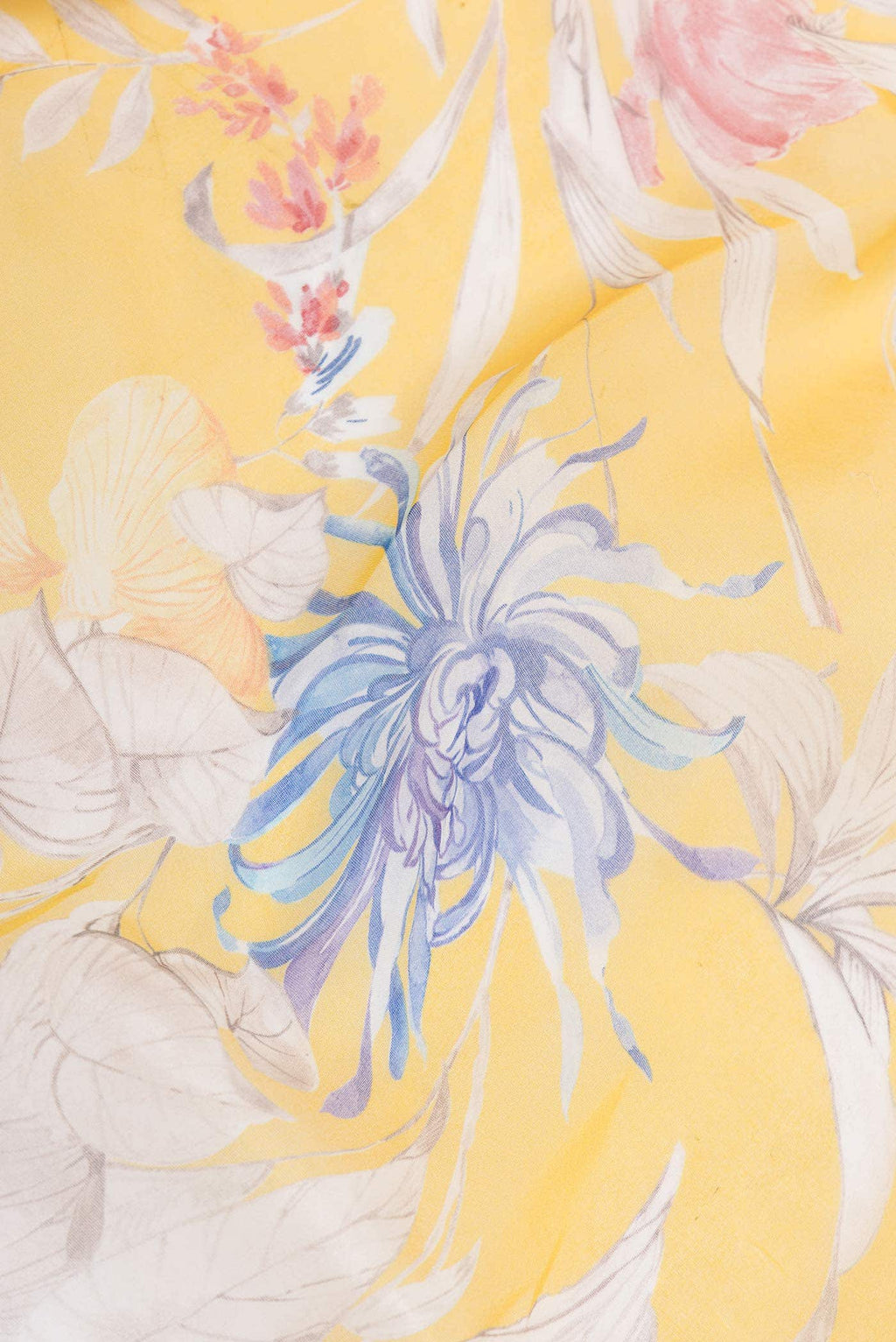 Yellow Dual Tone Organza Silk Saree