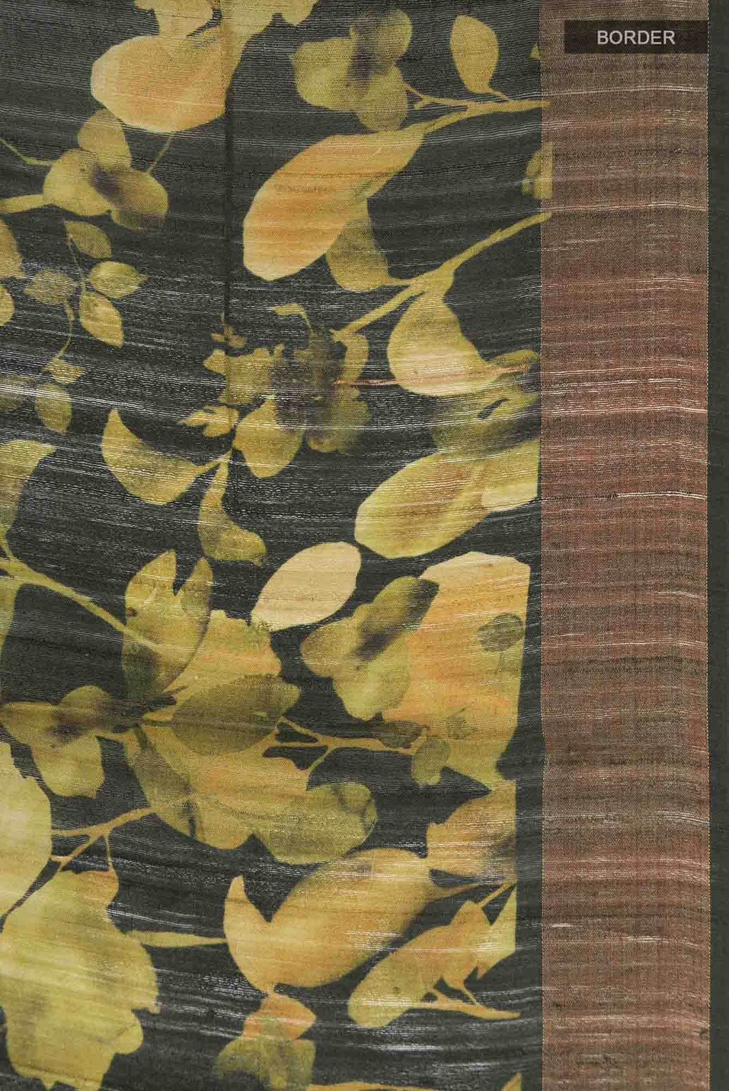 Green Bhagalpuri Tussar Silk Saree