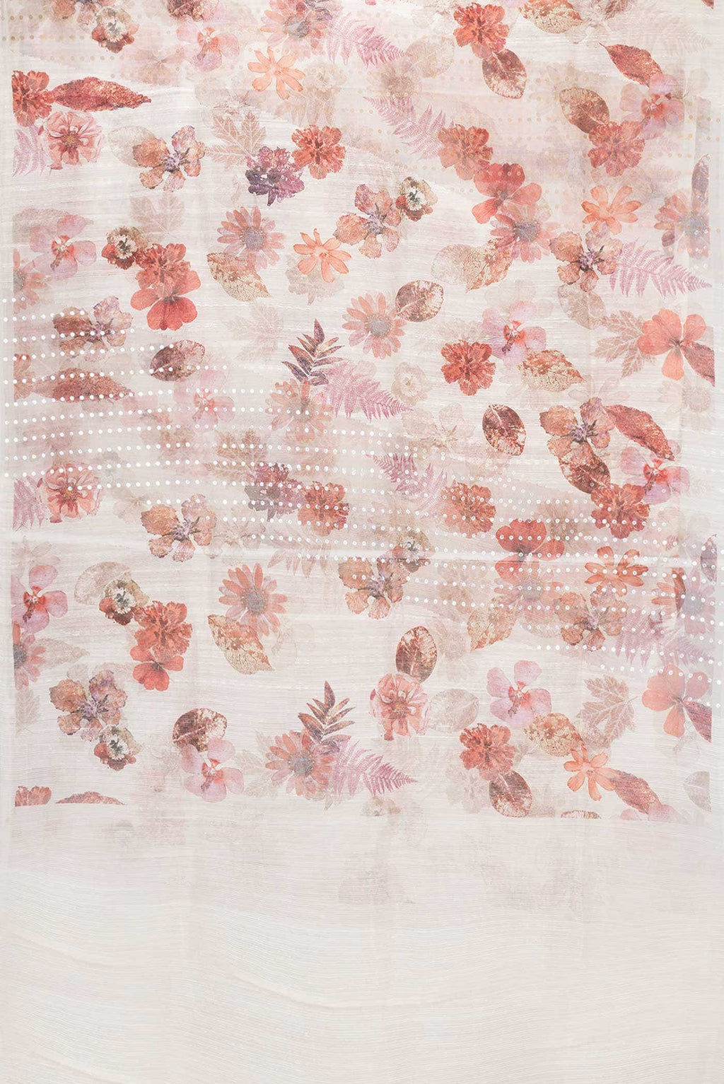 Off White Linen Saree