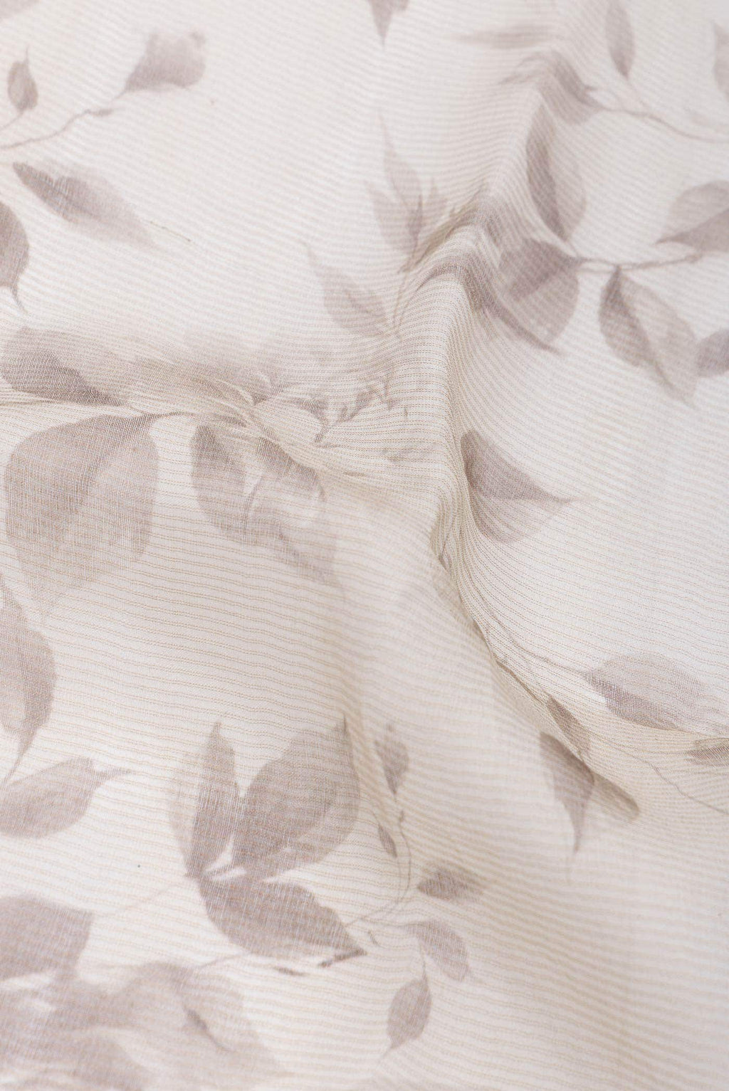 Beige Dual Tone Tussar Silk Saree