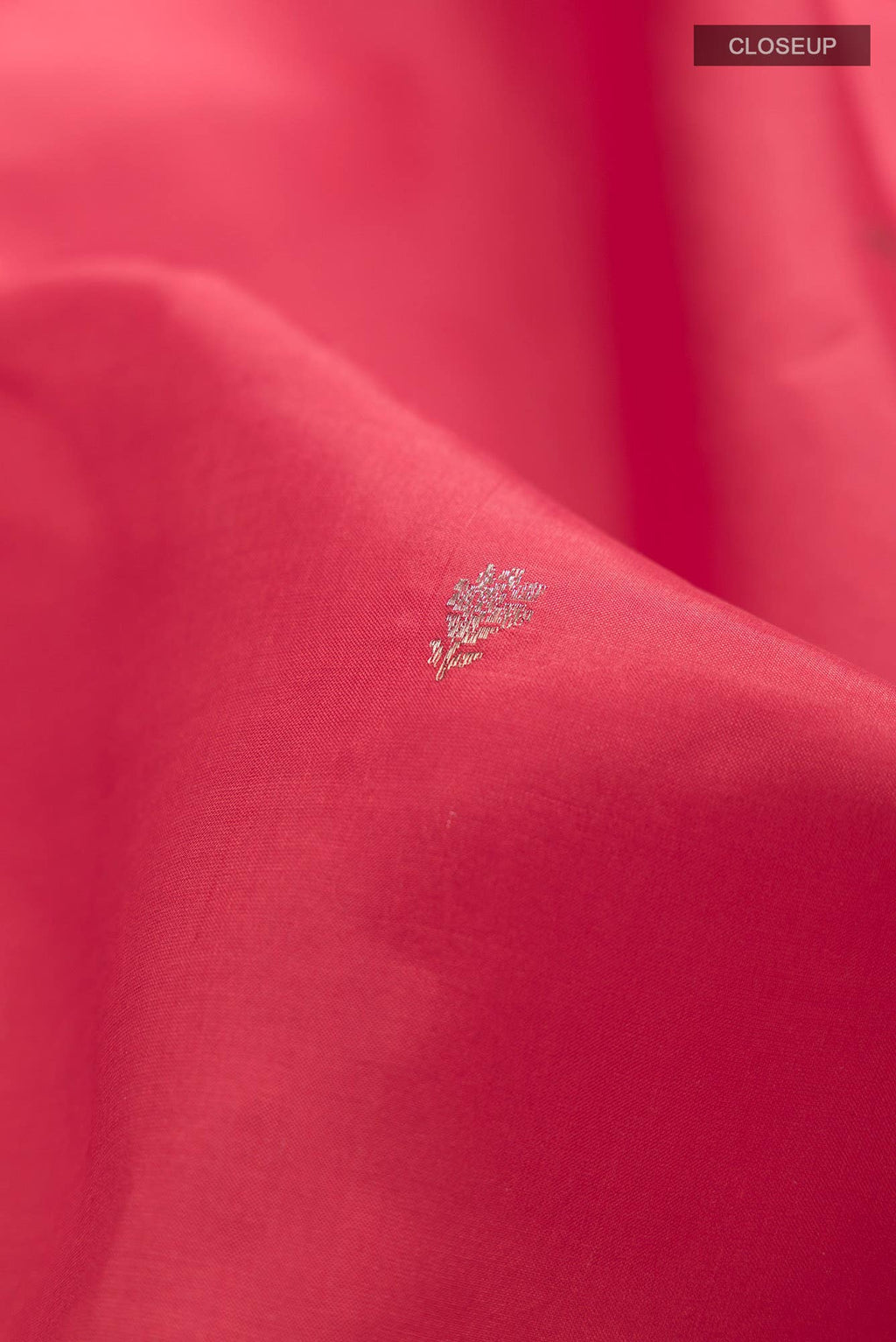 Red Banarasi Raw Silk Saree