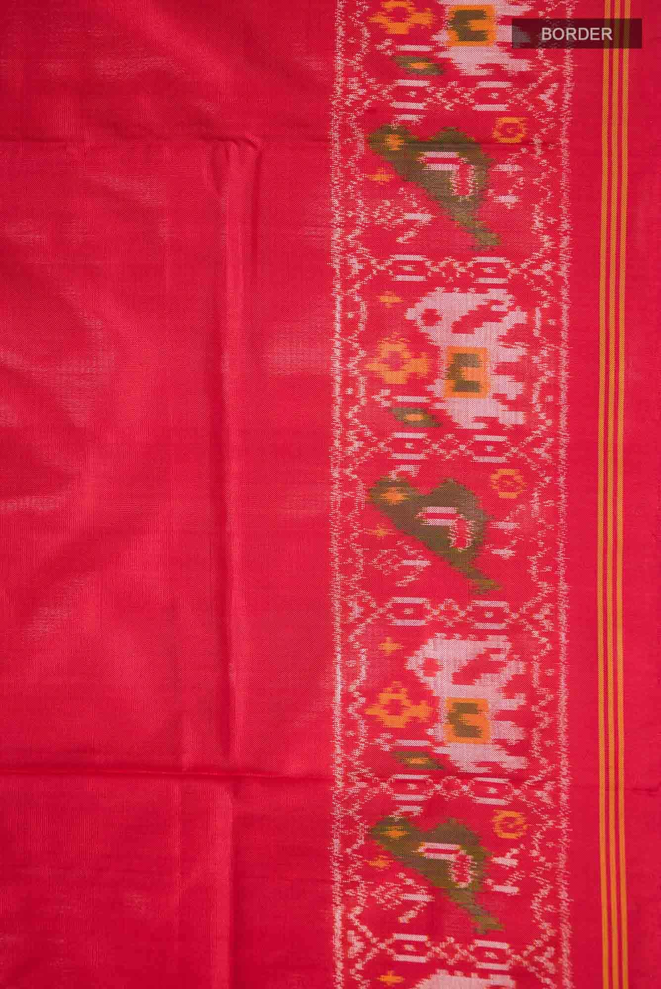 Red Pochampally Silk Saree