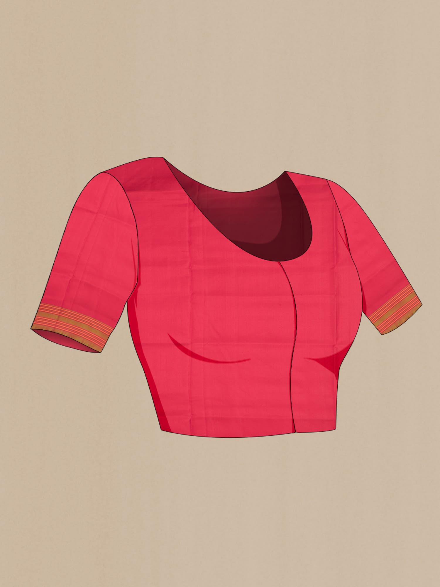 Red Rajkot Patola Silk Saree