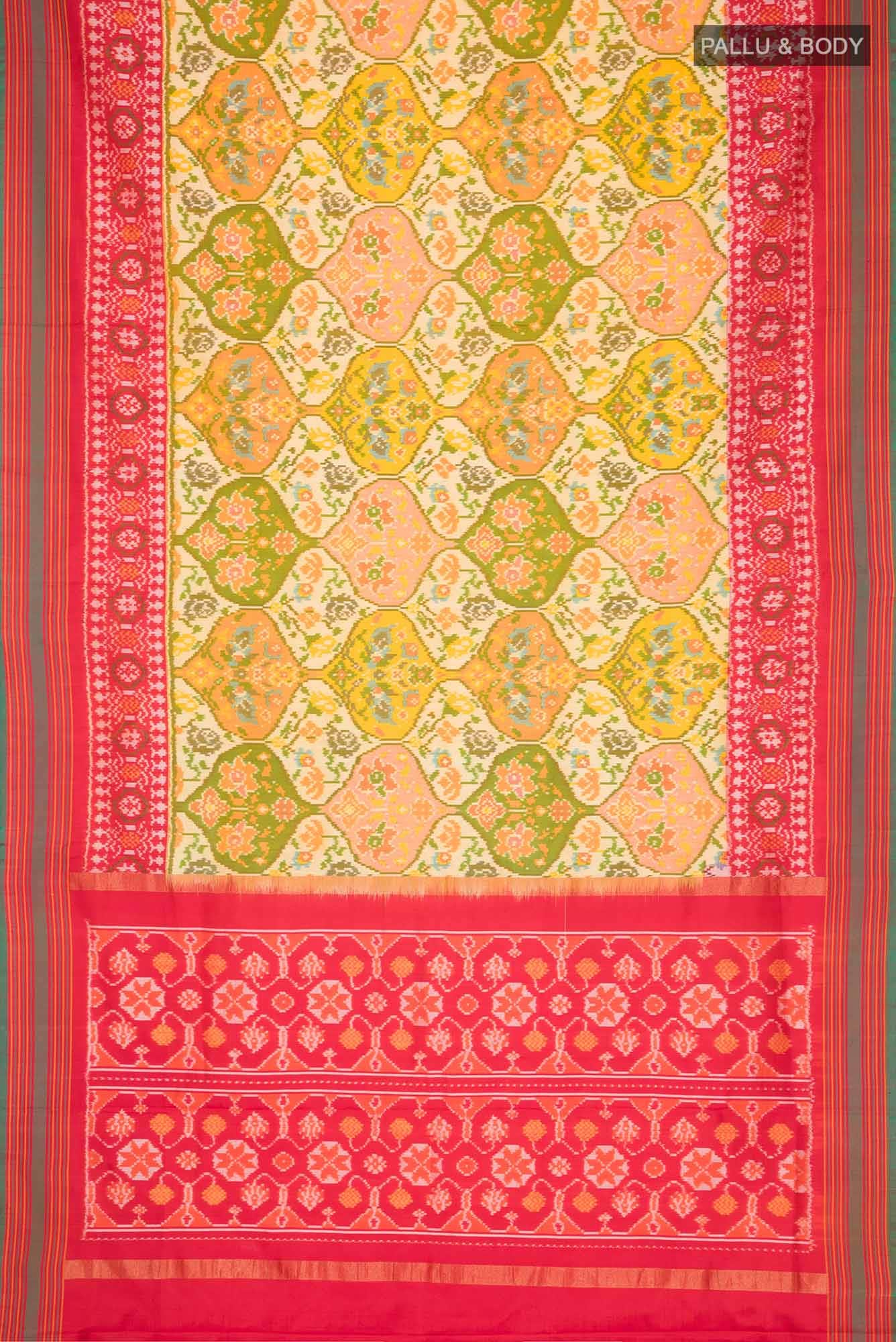 Multi Rajkot Patola Silk Saree