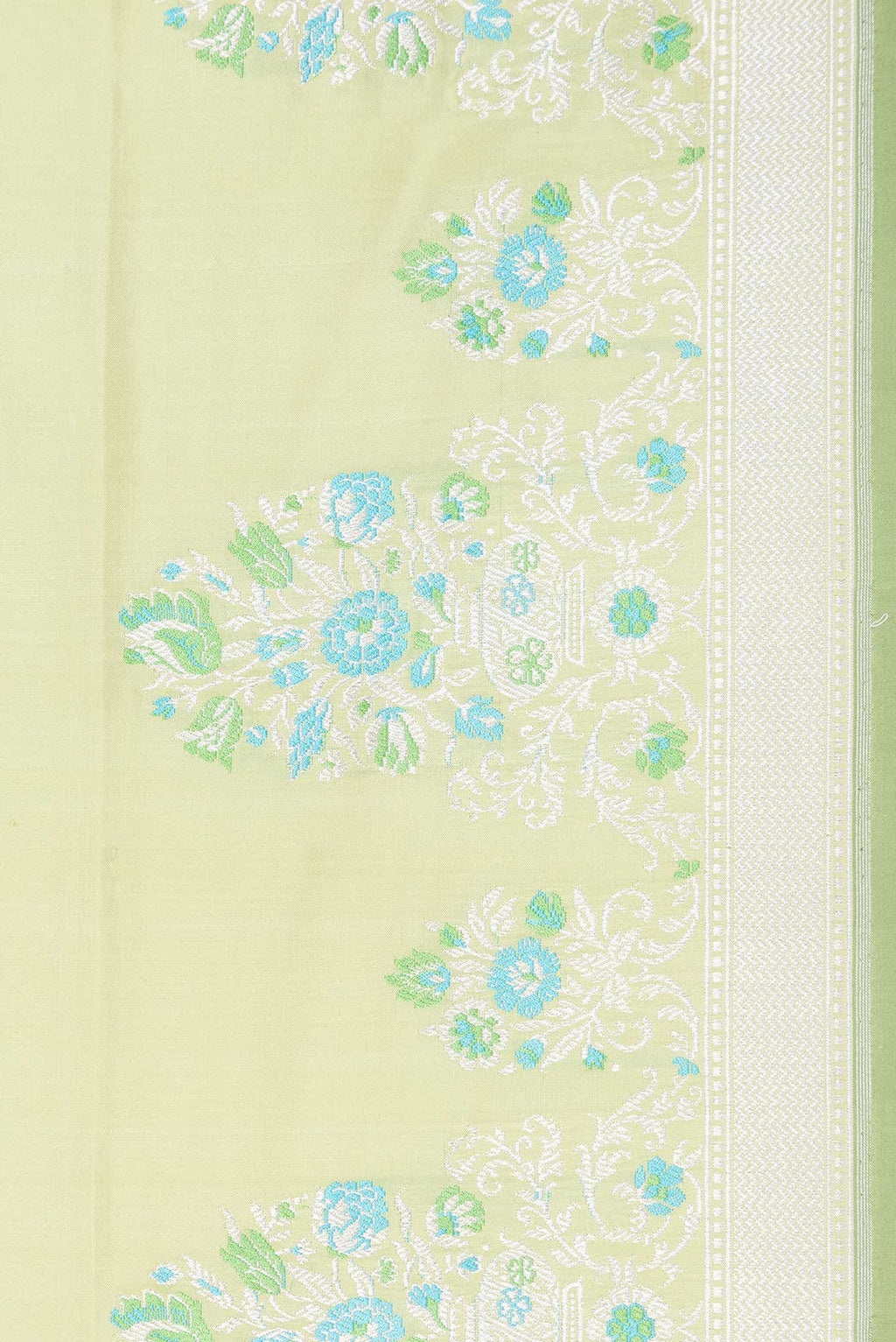Light Green Banarasi Silk Saree