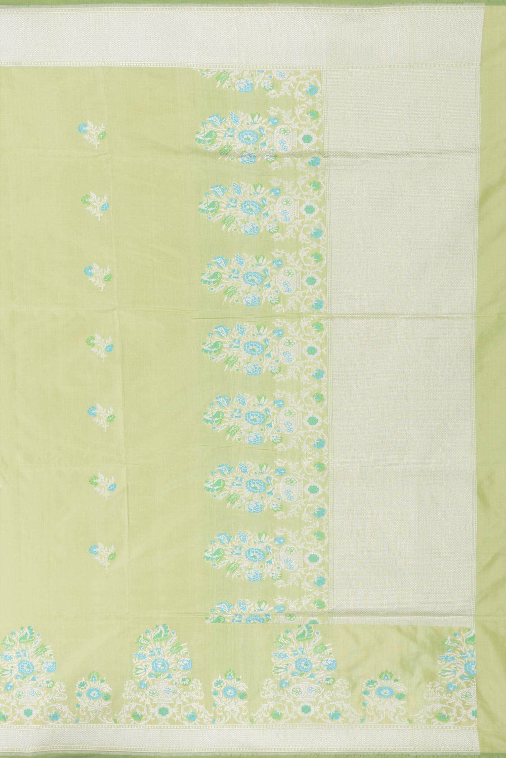 Light Green Banarasi Silk Saree