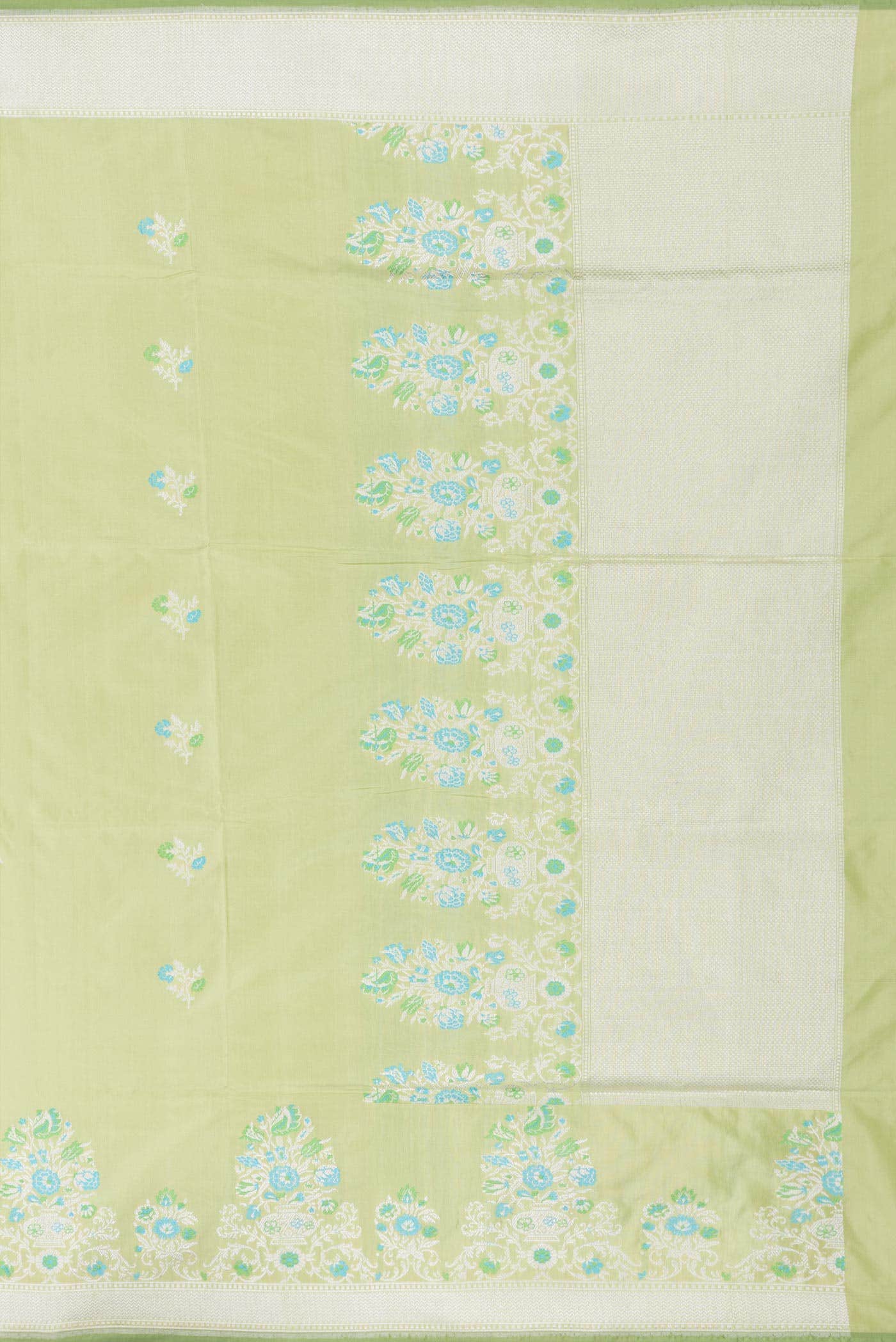 Light Green Banarasi Silk Saree