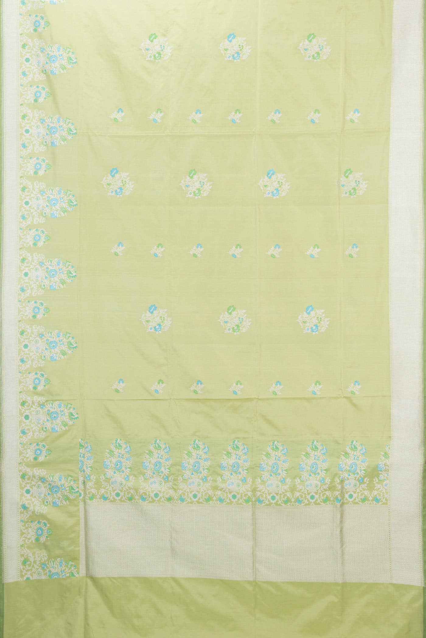 Light Green Banarasi Silk Saree