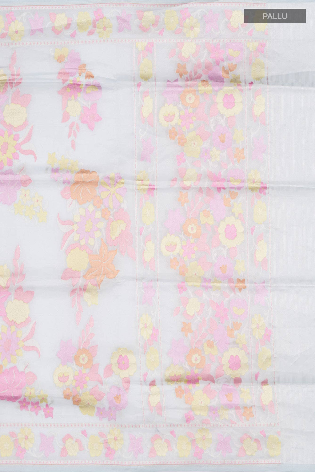 Multi Banarasi Tissue Silk Saree