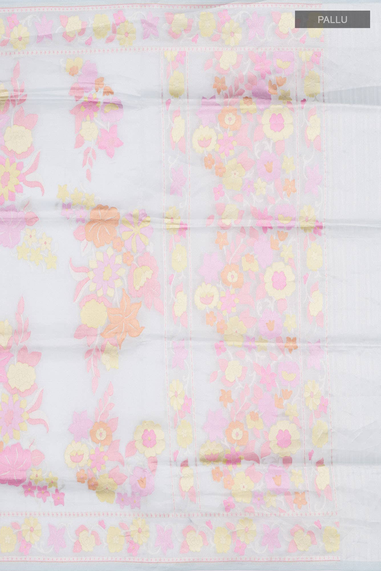 Multi Banarasi Tissue Silk Saree
