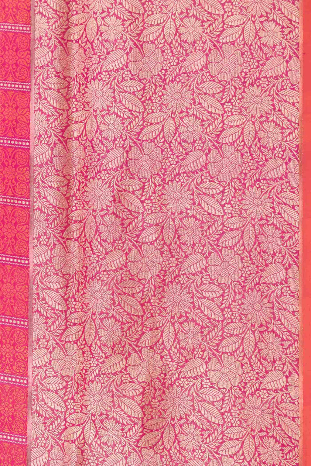 Pink Dual Tone Banarasi Silk Saree