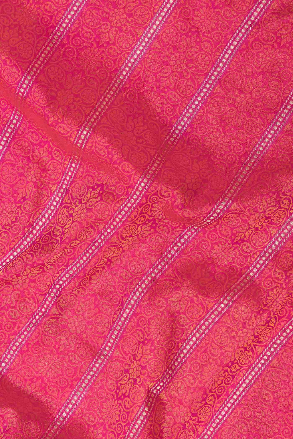 Pink Dual Tone Banarasi Silk Saree