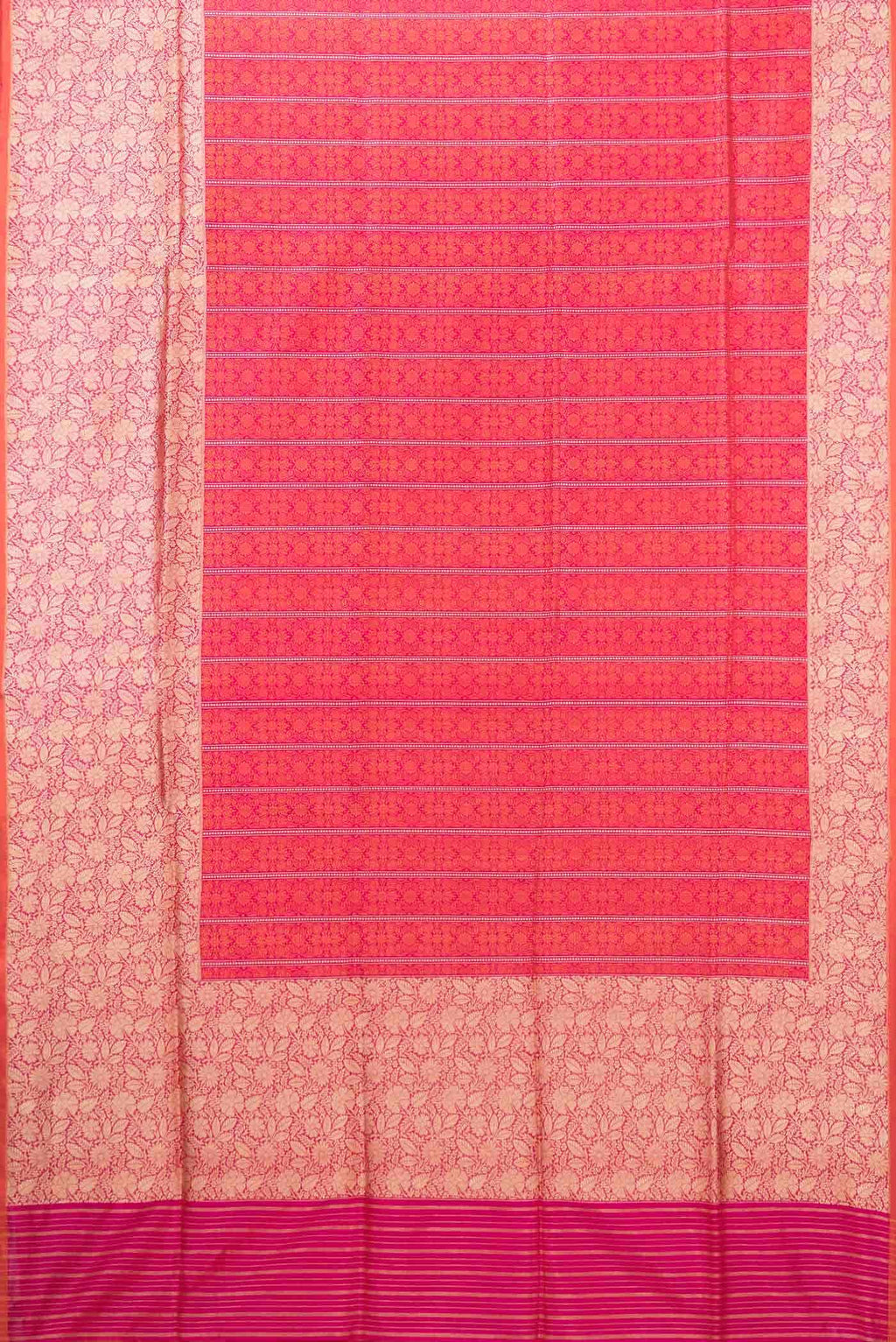 Pink Dual Tone Banarasi Silk Saree