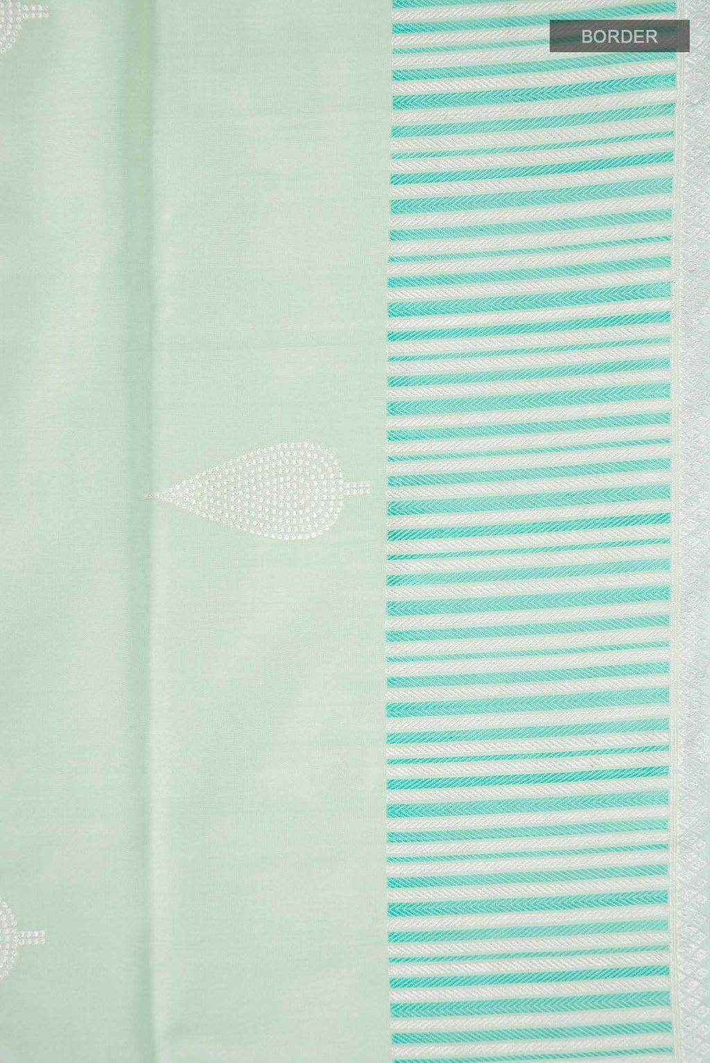 Mint Green Banarasi Silk Saree