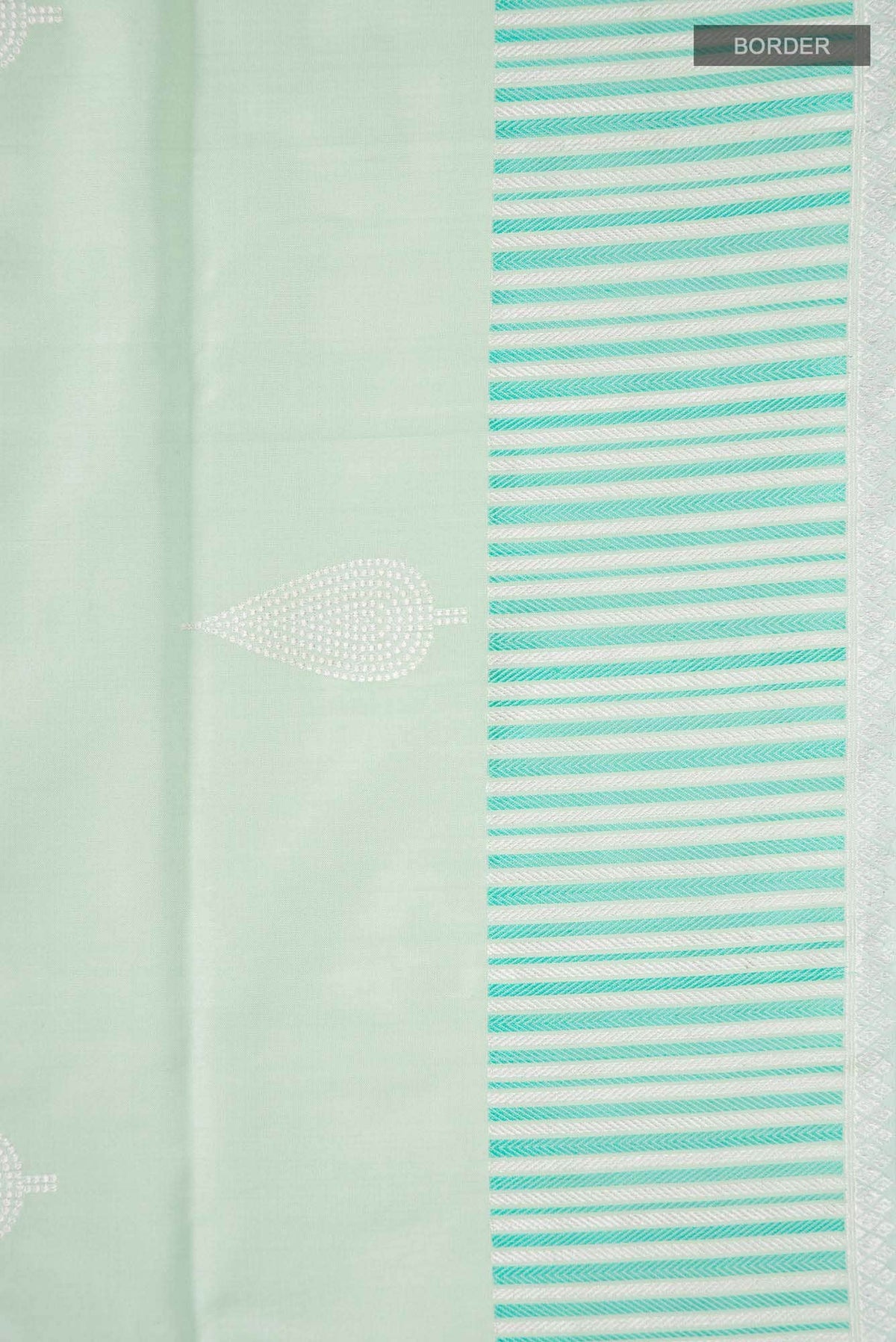 Mint Green Banarasi Silk Saree