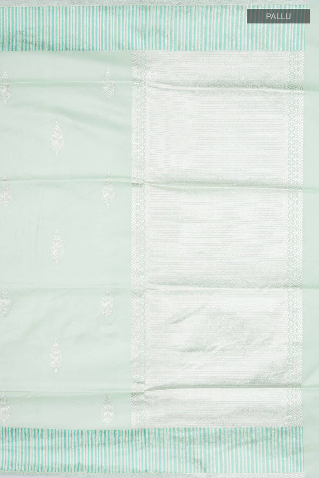 Mint Green Banarasi Silk Saree