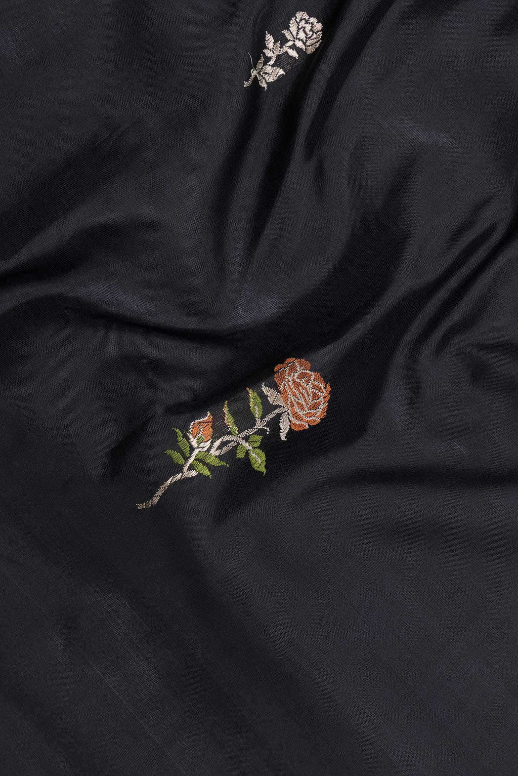 Black Dual Tone Banarasi Silk Saree