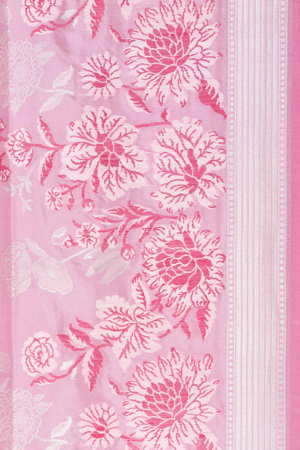 Pink Banarasi Silk Saree