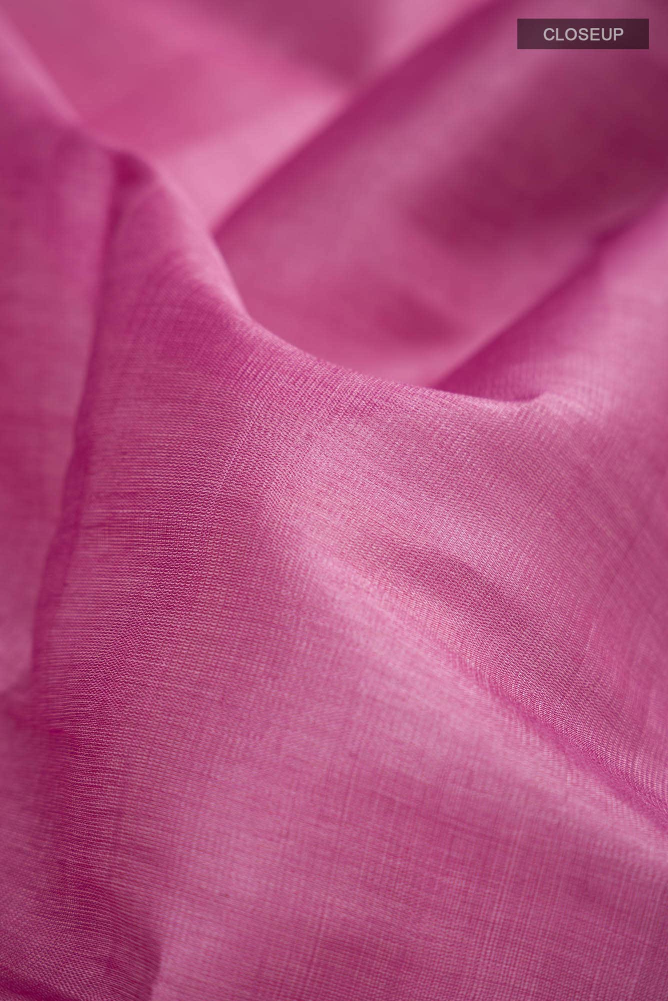 Pink Bhagalpuri Tussar Silk Saree