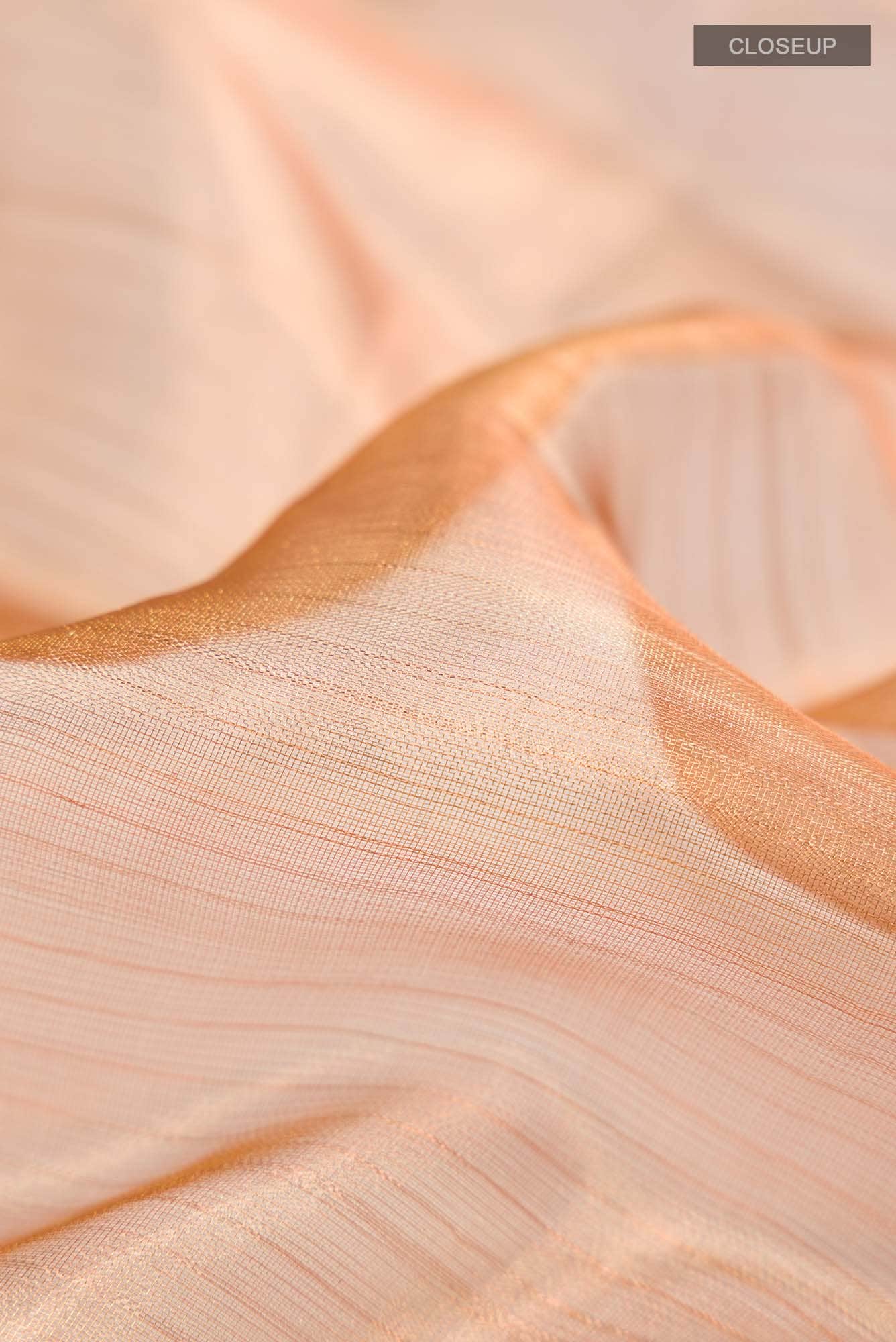 Gold Tussar Silk Saree