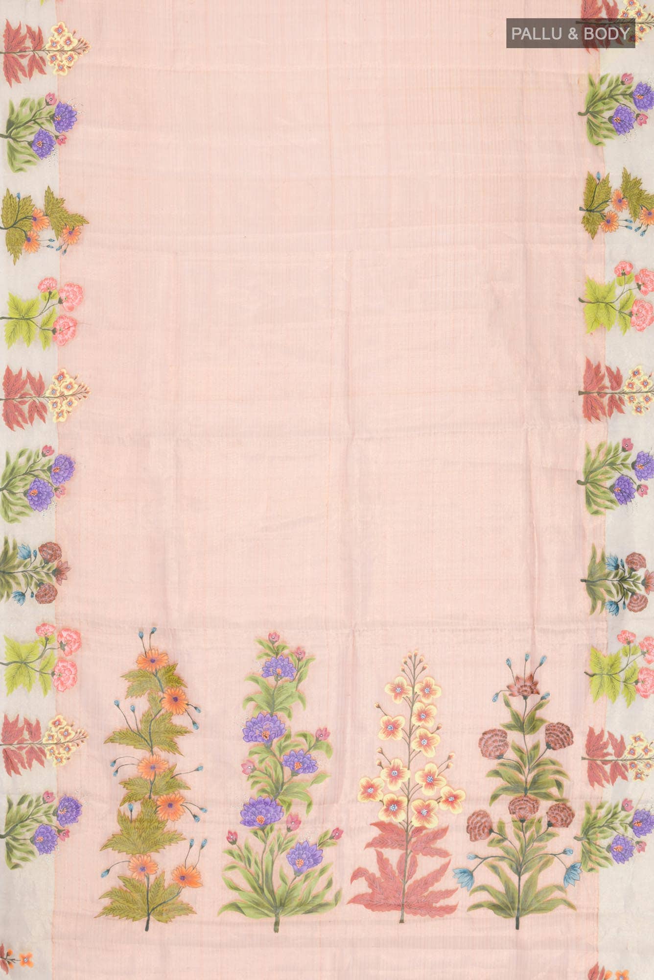 Gold Tussar Silk Saree