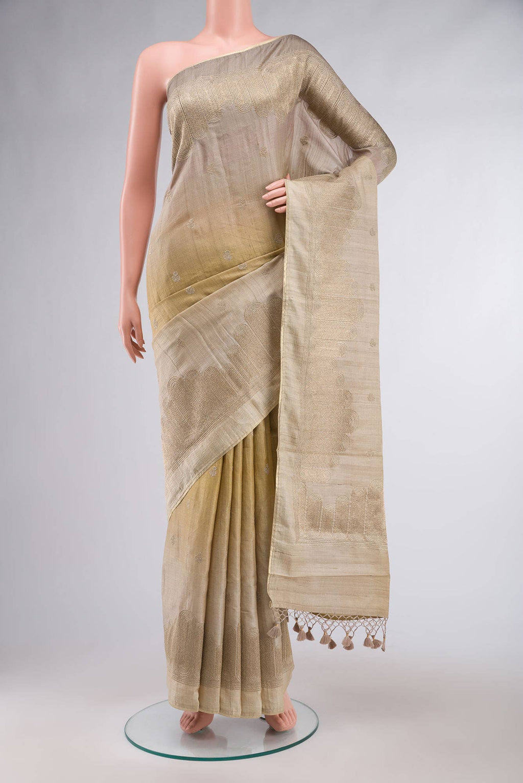 Multi Bhagalpuri Tussar Silk Saree