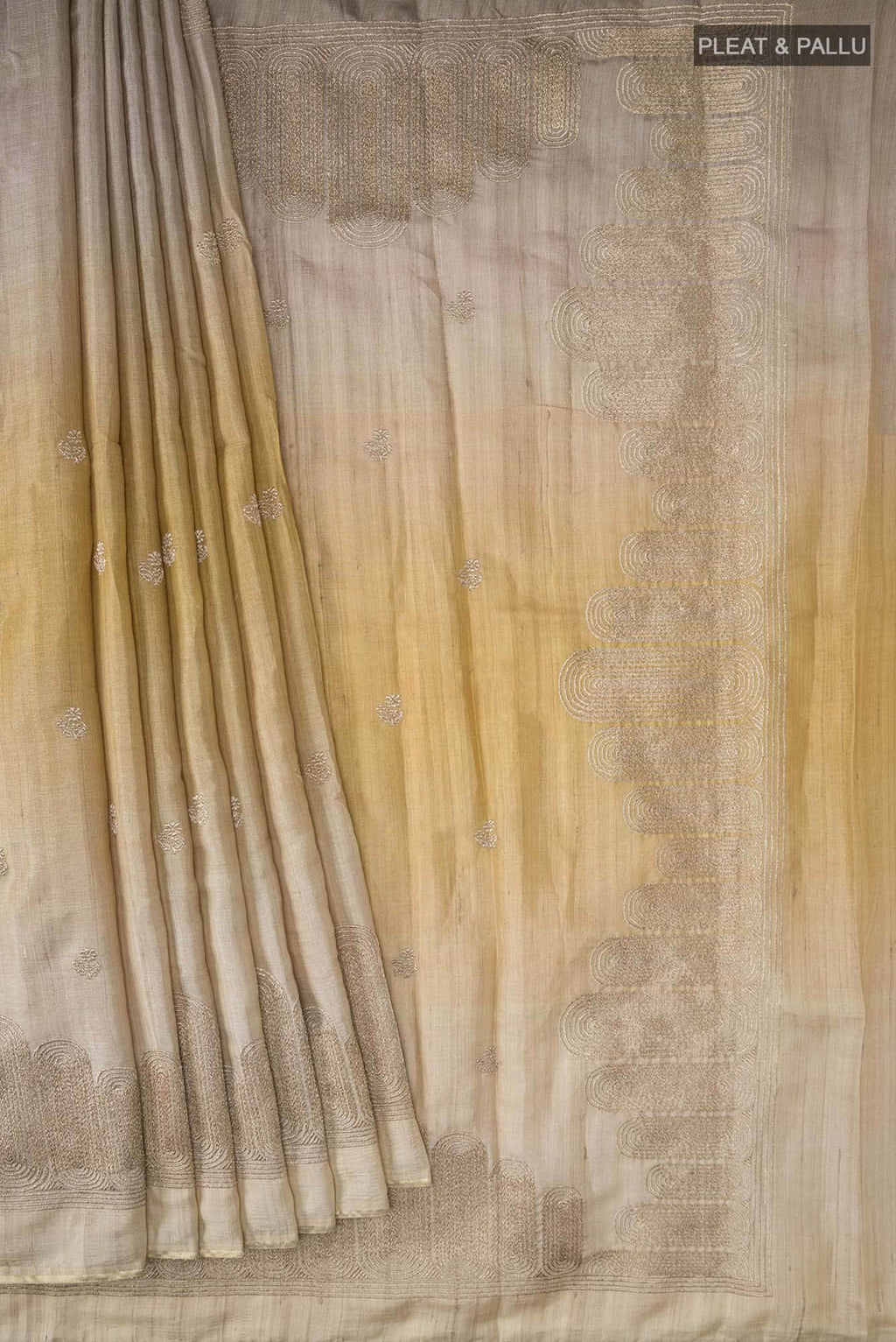 Multi Bhagalpuri Tussar Silk Saree