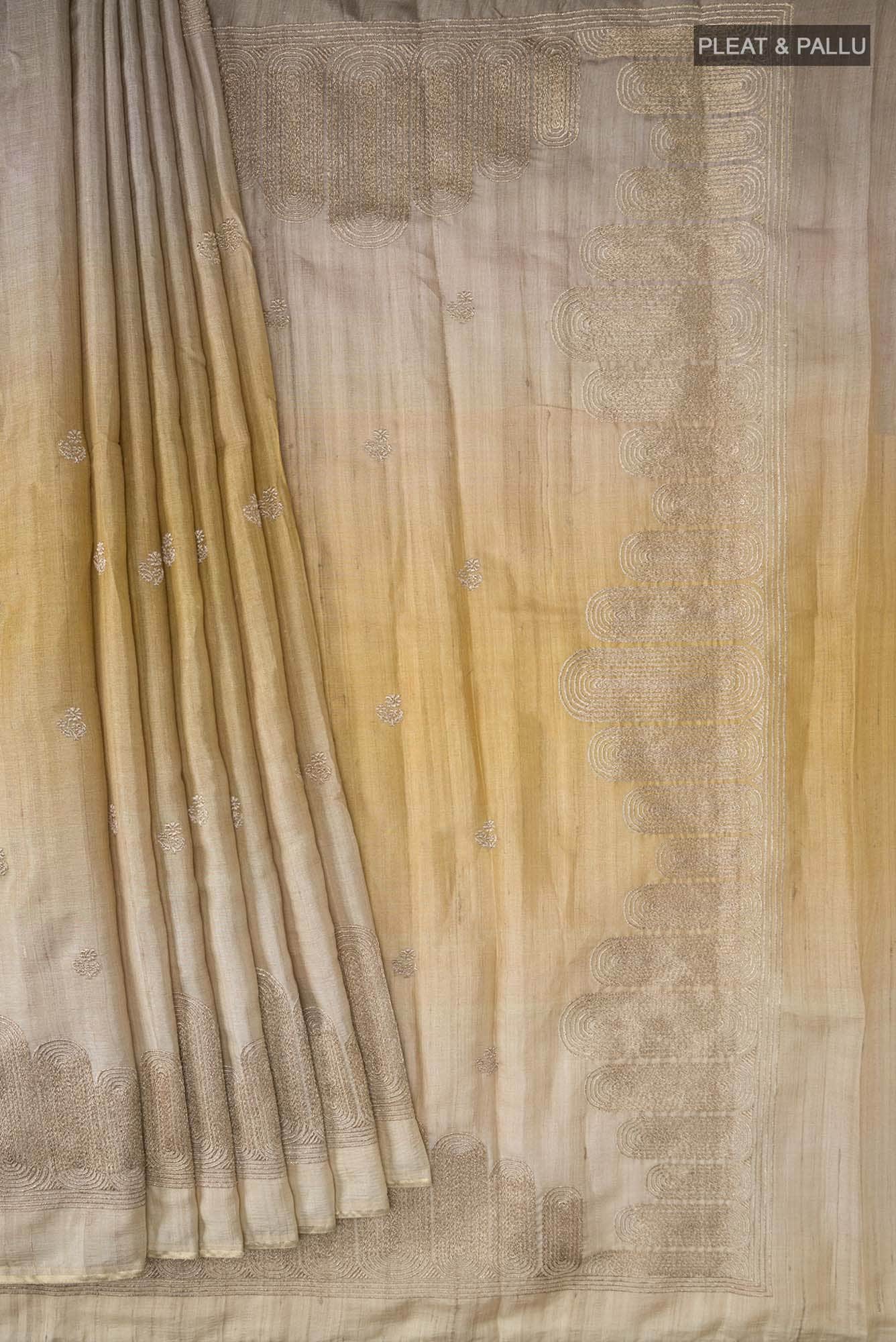 Multi Bhagalpuri Tussar Silk Saree