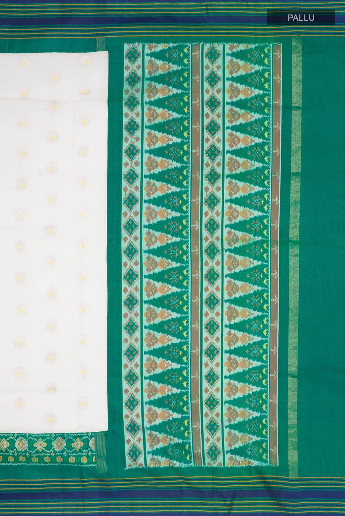 Cream Chanderi Silk Saree
