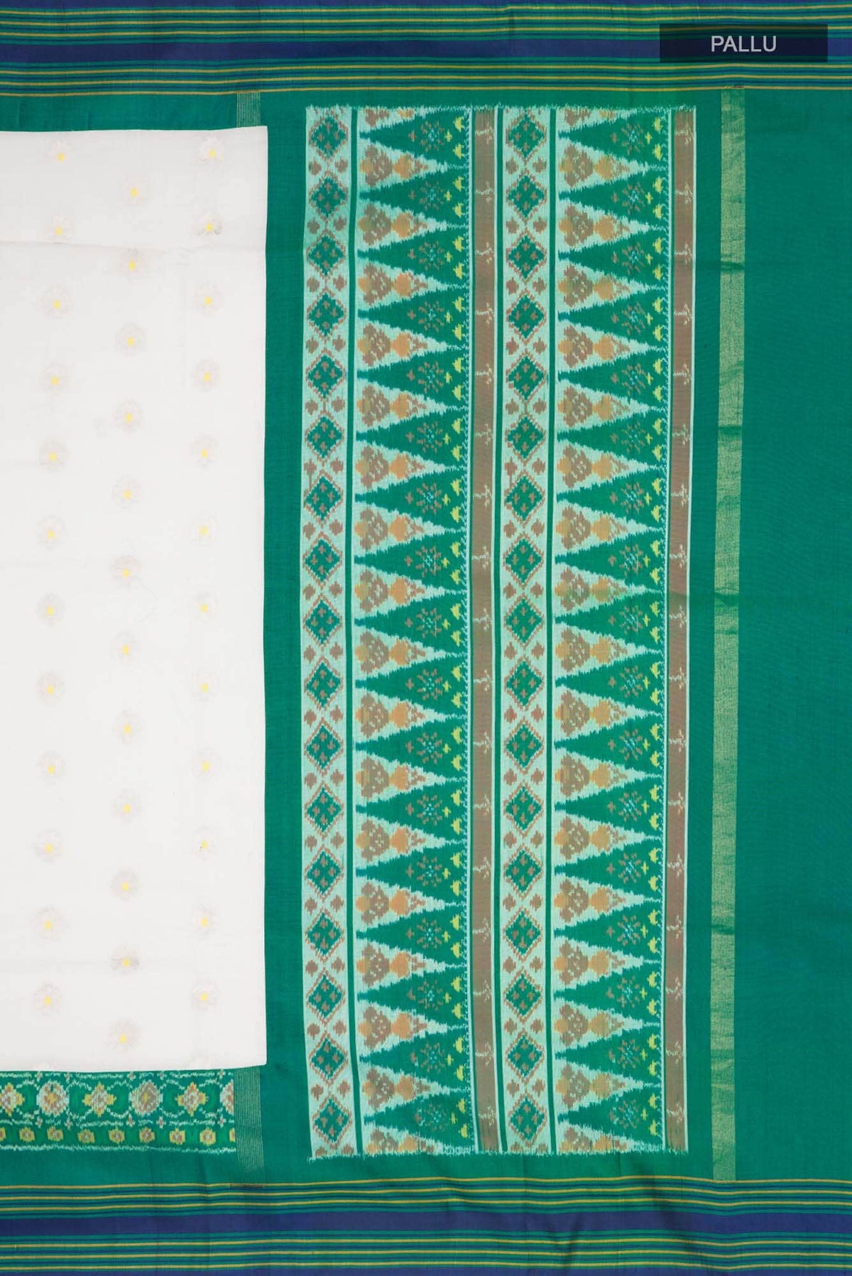 Cream Chanderi Silk Saree
