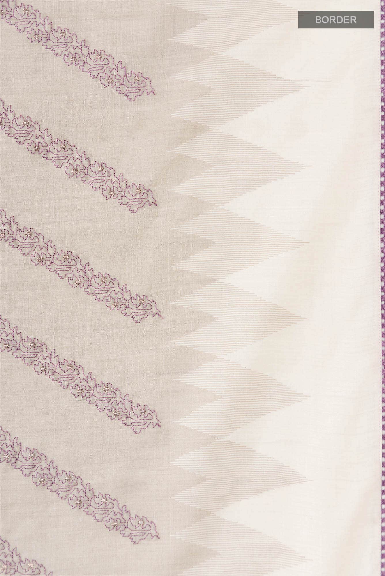 Beige Bhagalpuri Tussar Silk Saree