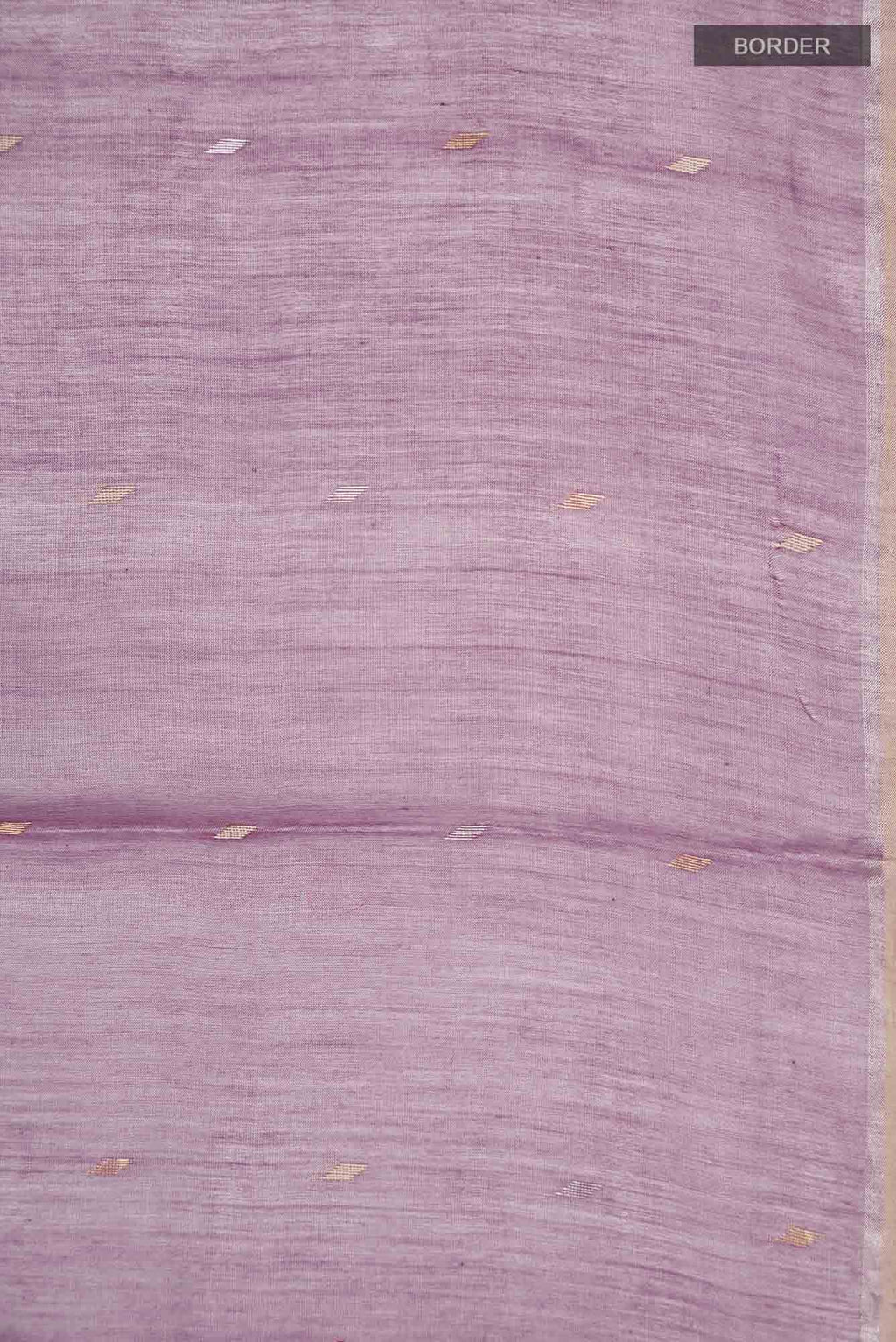 Lavender Tussar Silk Saree