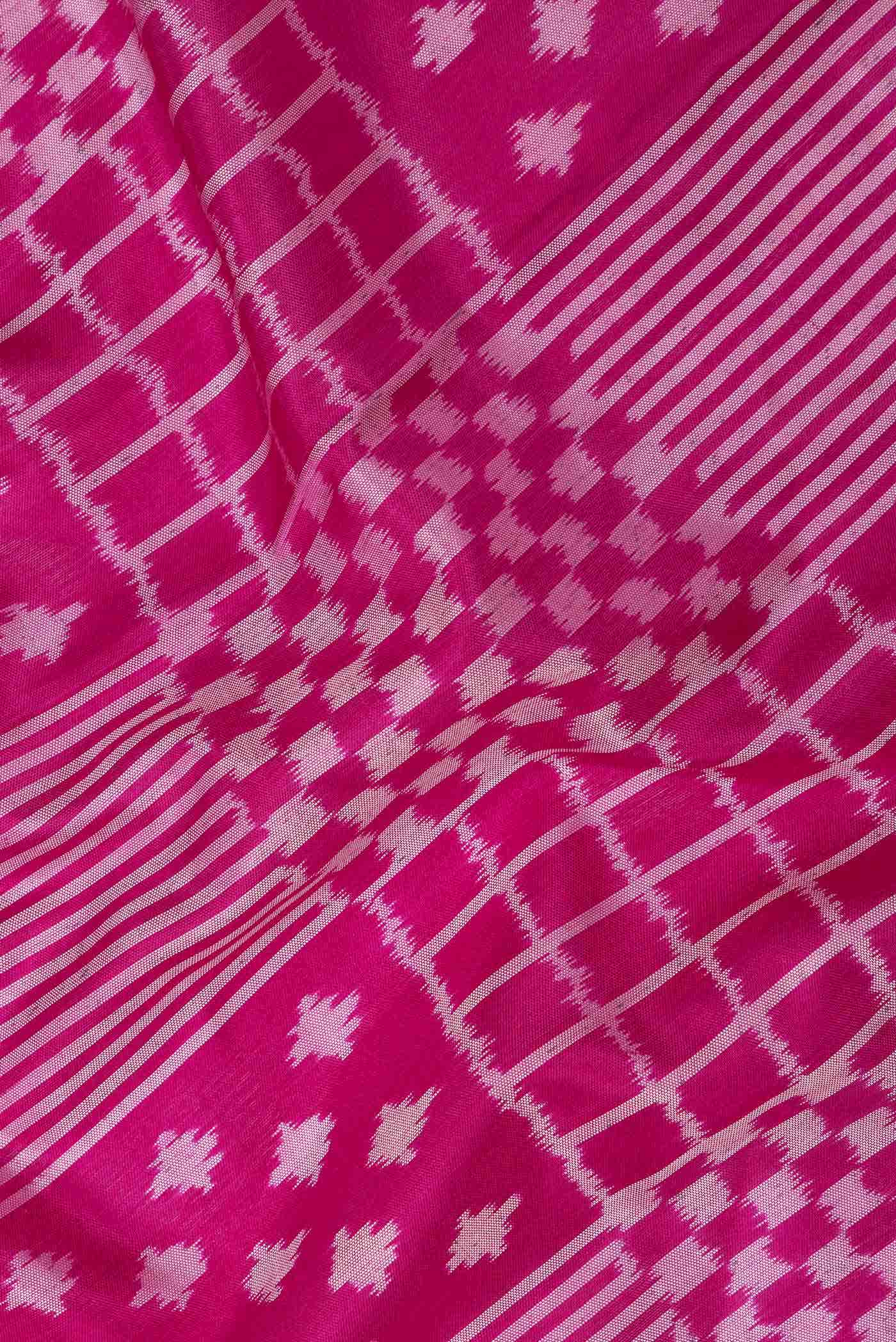 Pink Dual Tone Rajkot Patola Silk Saree