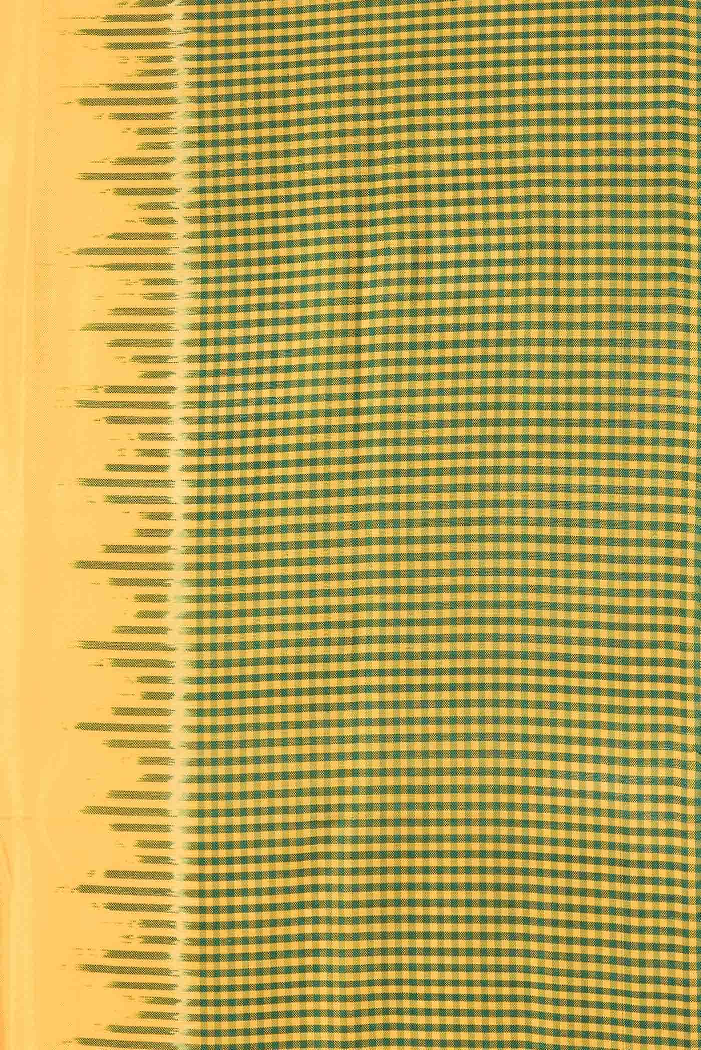 Yellow Dual Tone Rajkot Patola Silk Saree